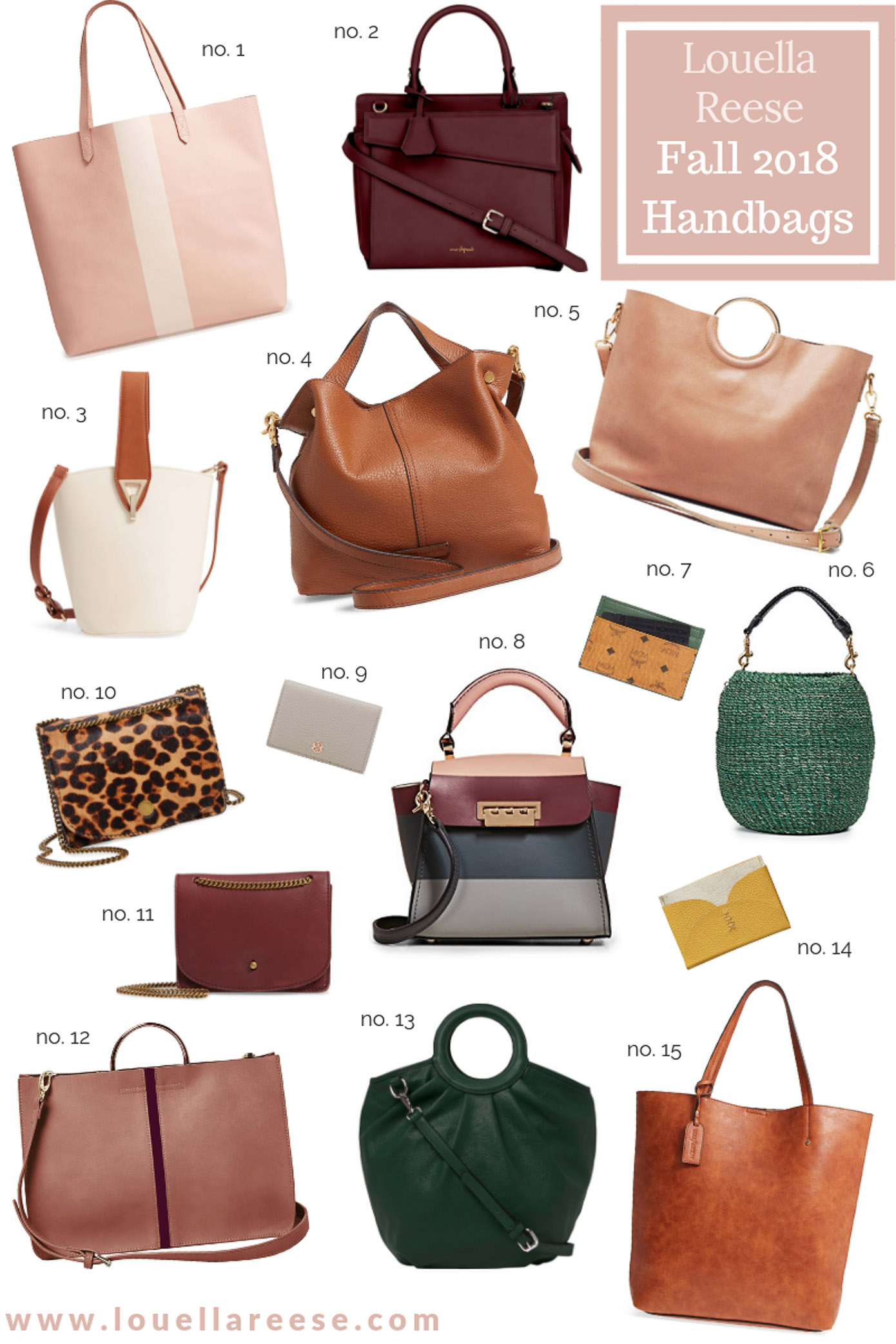 The BEST Fall 2018 Handbags featured on Louella Reese