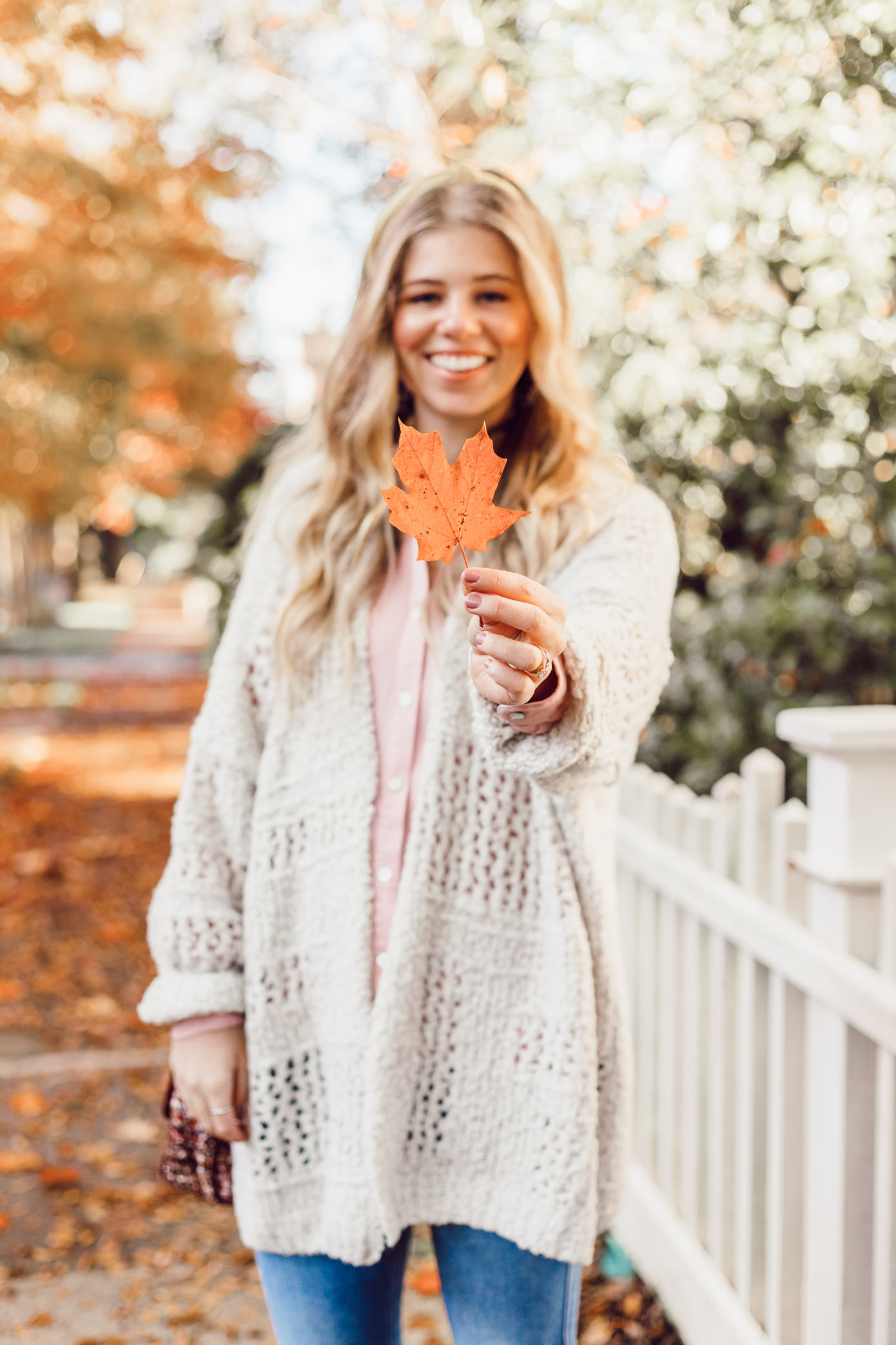 No Fail Thanksgiving Outfit, Casual Fall Outfit | Free People Saturday Morning Cardigan featured on Louella Reese Blog