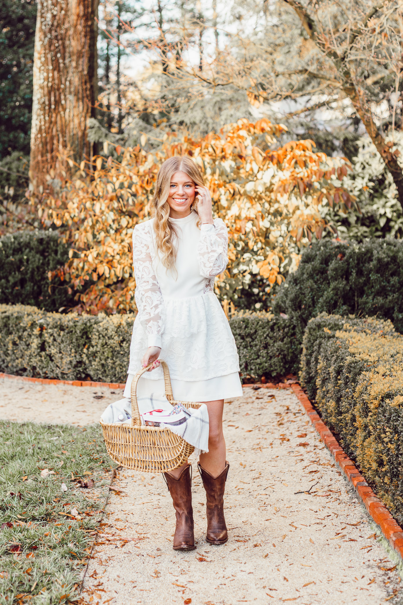 White Mini Dress | How To Celebrate Special Occasions the Right Way With The BEST Small Personal Wine Bottles- Louella Reese