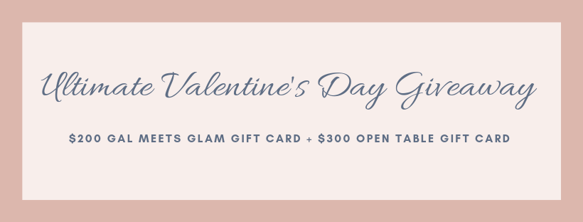 Valentine's Day Giveaway featured by top US lifestyle blog Coffee Beans and Bobby Pins