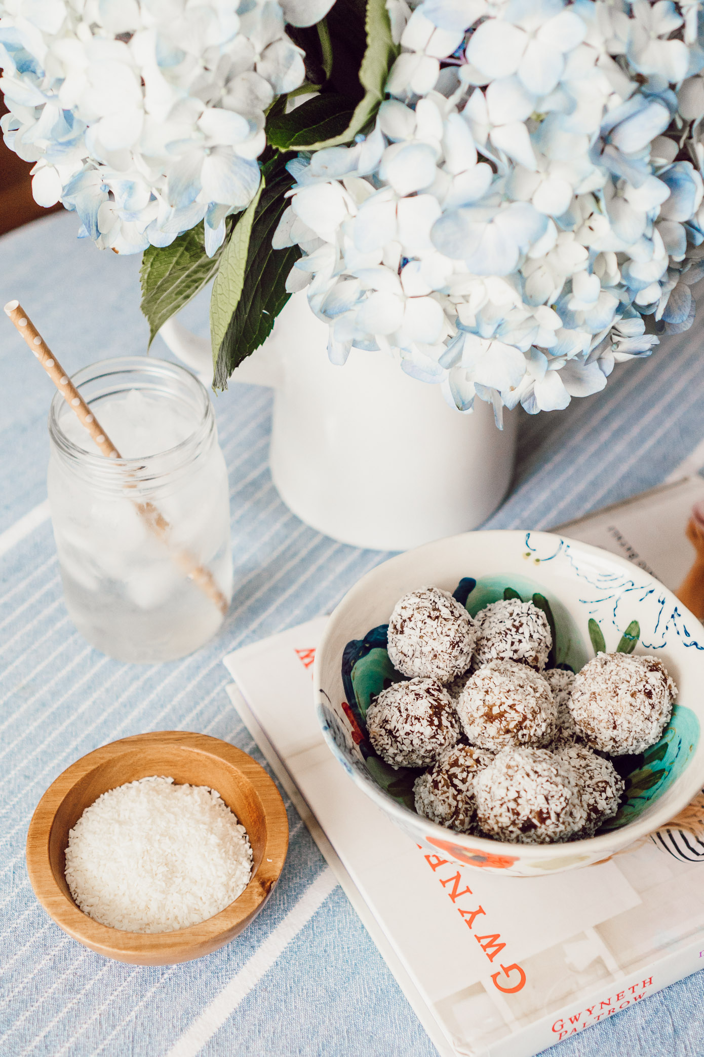 FWTFL Approved Low Carb Snacks & Regular Macro Day Snacks featured on Louella Reese Life & Style Blog | Whole Foods Coconut Date Ball Dupe