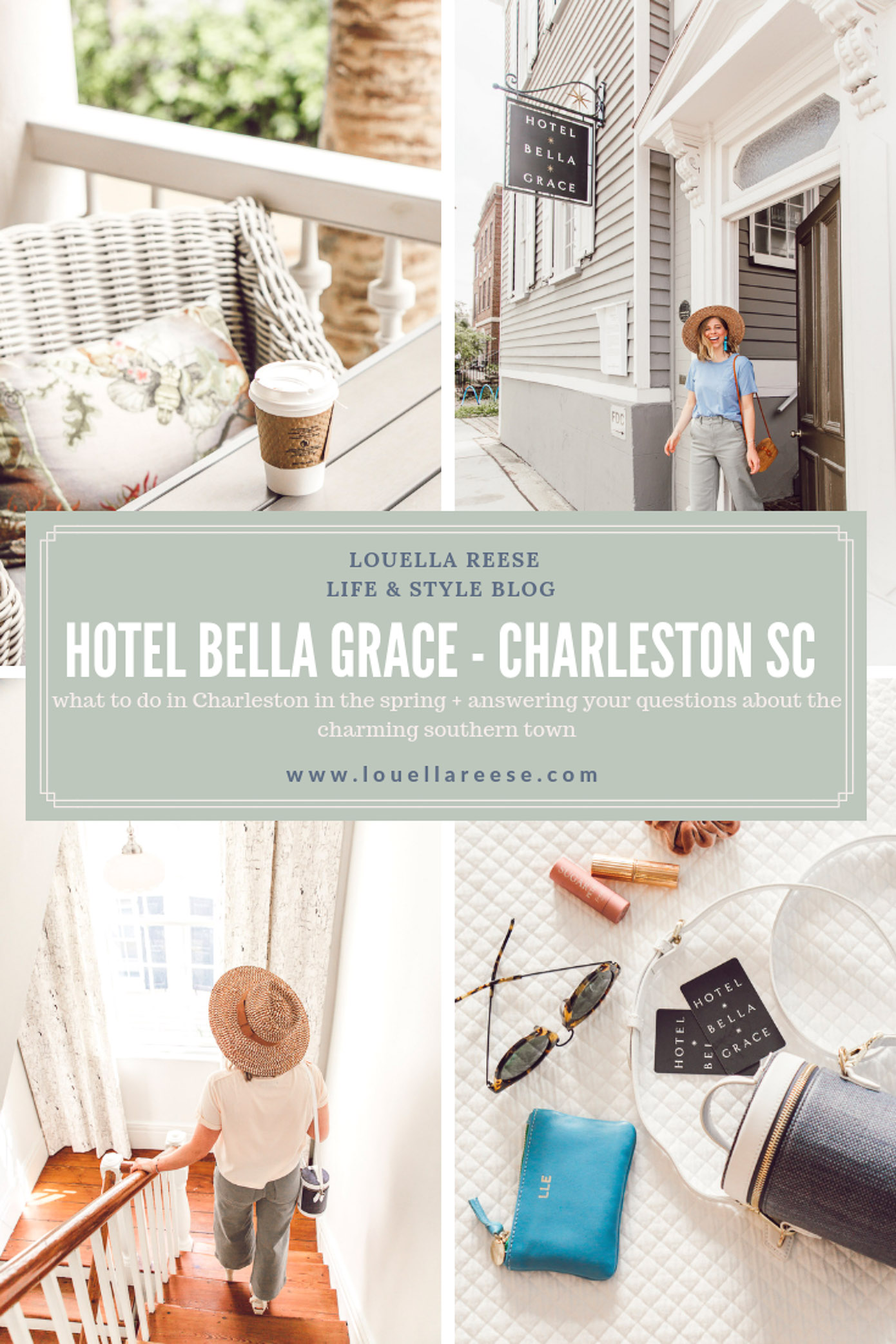 Hotel Bella Grace Charleston Review | Where to Stay in Charleston, Charleston Boutique Hotels | Louella Reese