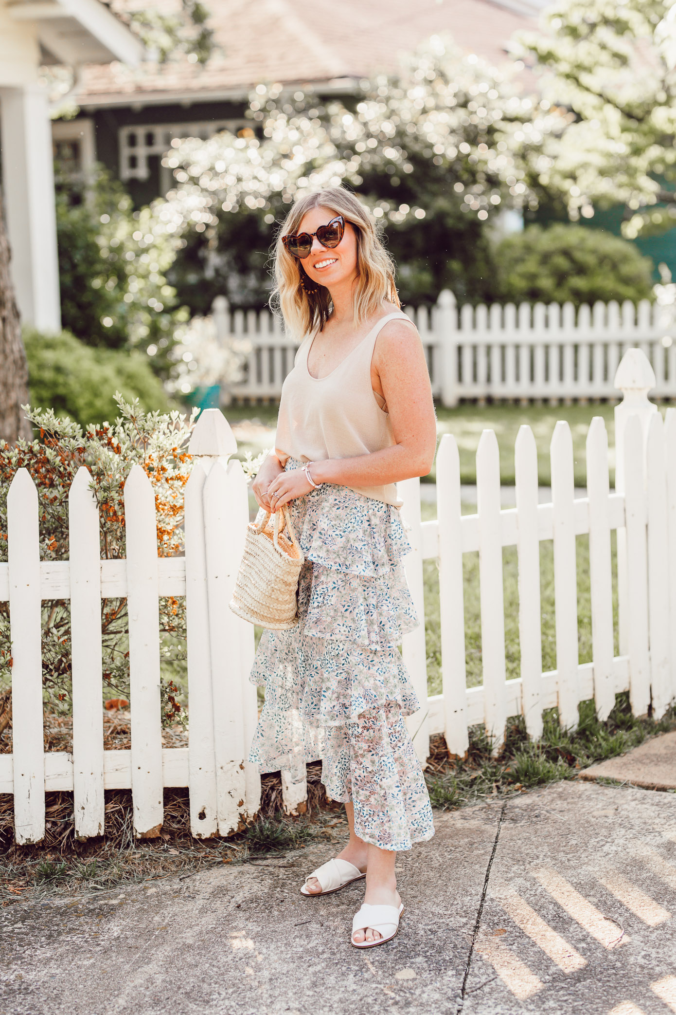 How to Casually Style a Midi Skirt this Summer | Casual Midi Skirt | Louella Reese