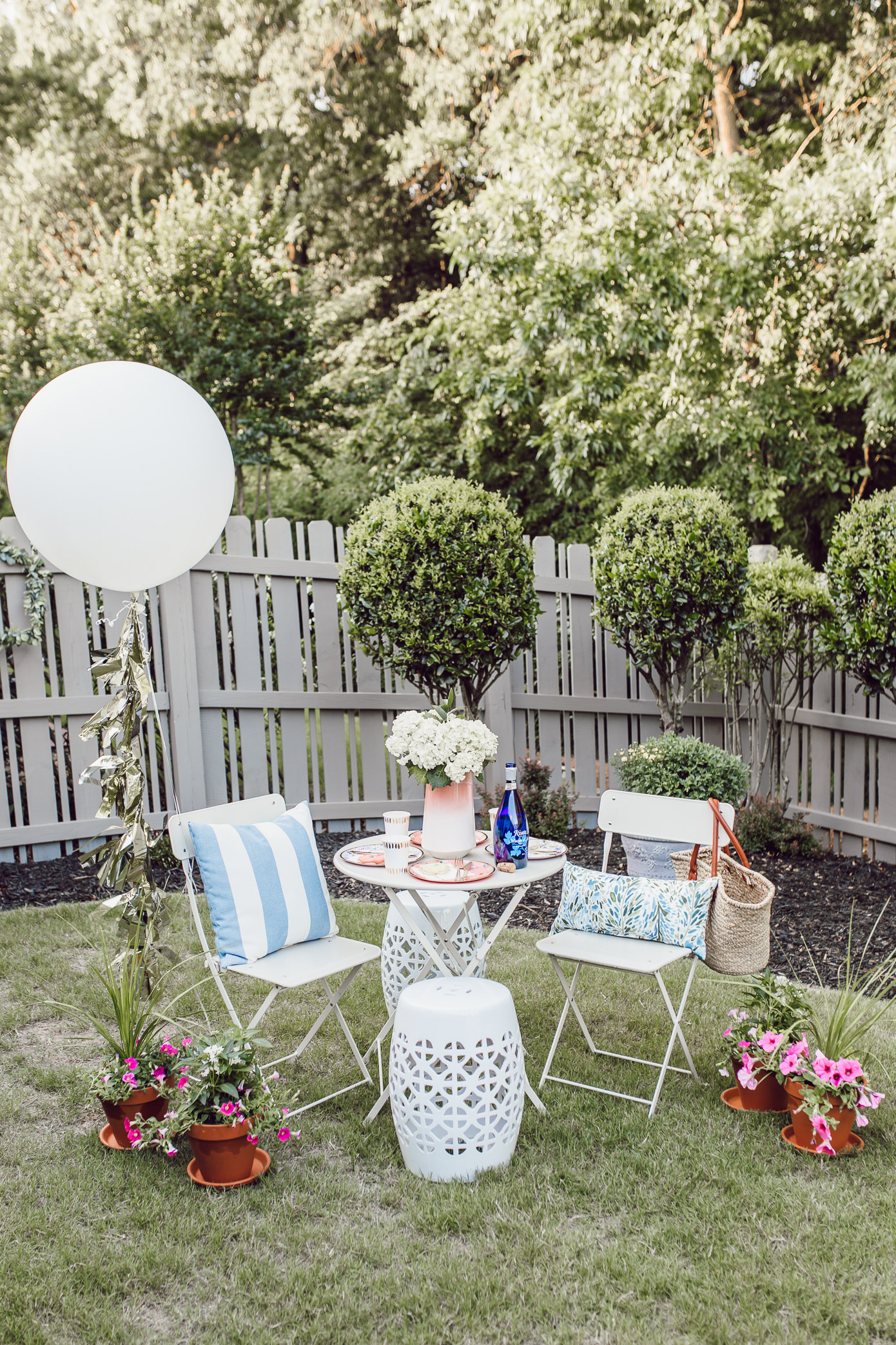 How to Decorate Your Backyard for Garden Party | Louella Reese