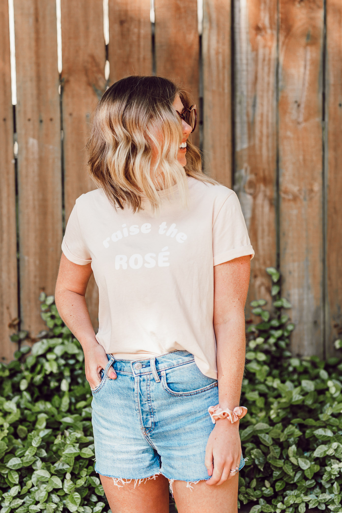 Raise the Rosé Graphic Tee | Cute Graphic Tees for Summer 2019 | Louella Reese