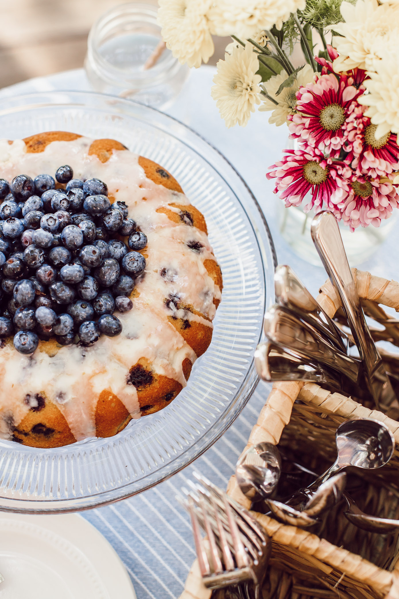 Fourth of July Desserts | 4th of July Dessert | Easy Blueberry Bundt Cake | Louella Reese
