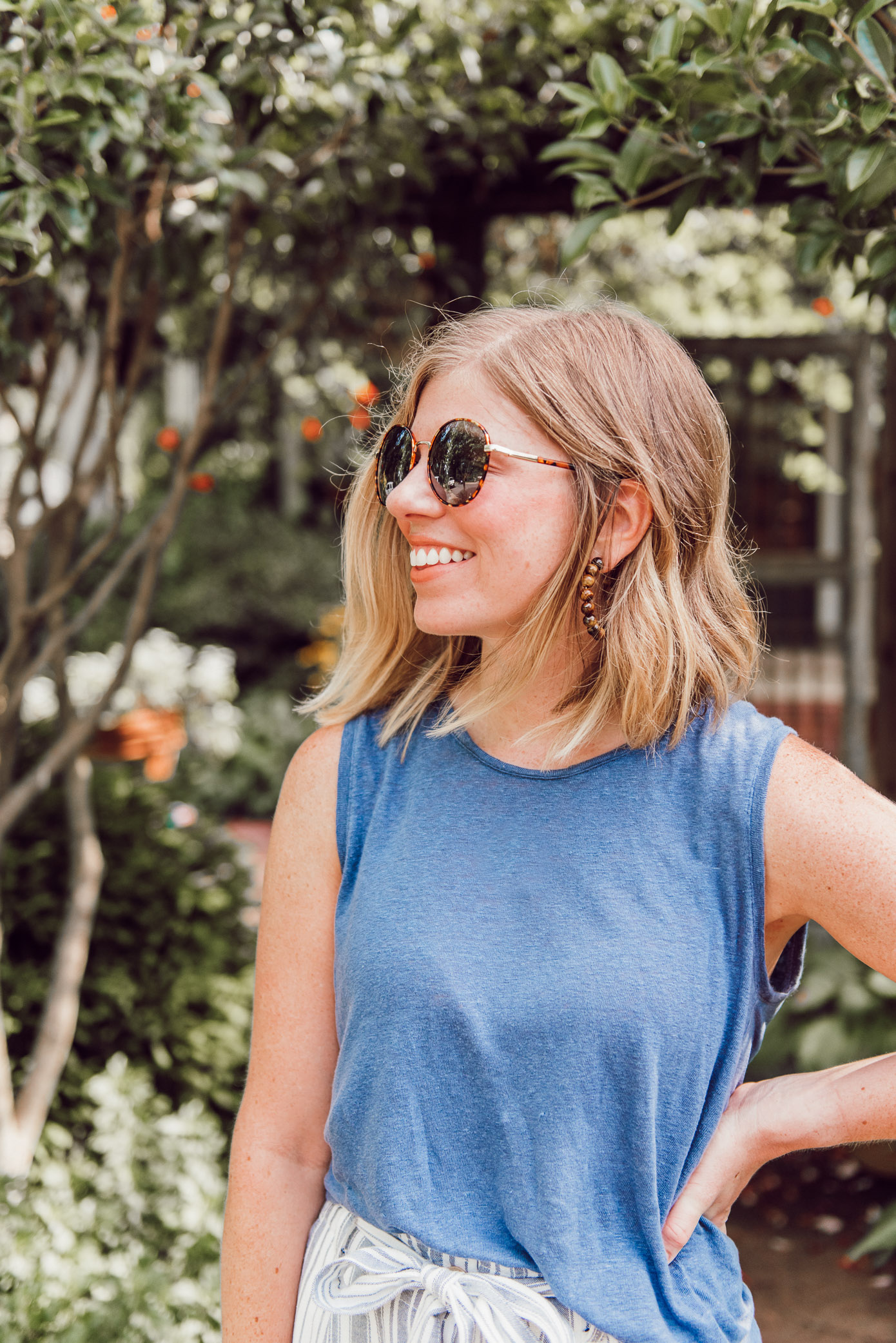 Ray-Ban Icons Retro Sunglasses Dupes | Round Framed Sunglasses under $20 | Louella Reese