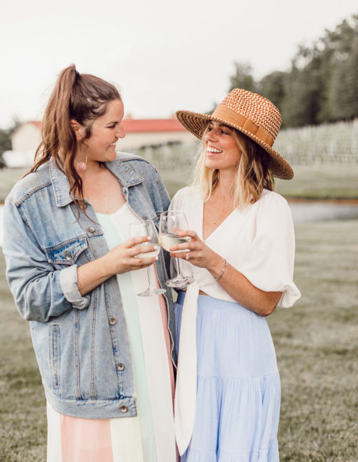 Summer activities to do with your girl friends | What to Wear to a Vineyard | Louella Reese