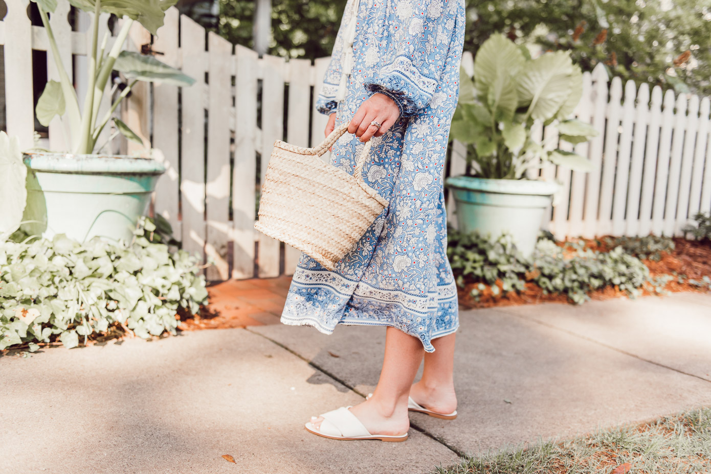The Perfect Mini Straw Tote for Summer under $50 | Louella Reese