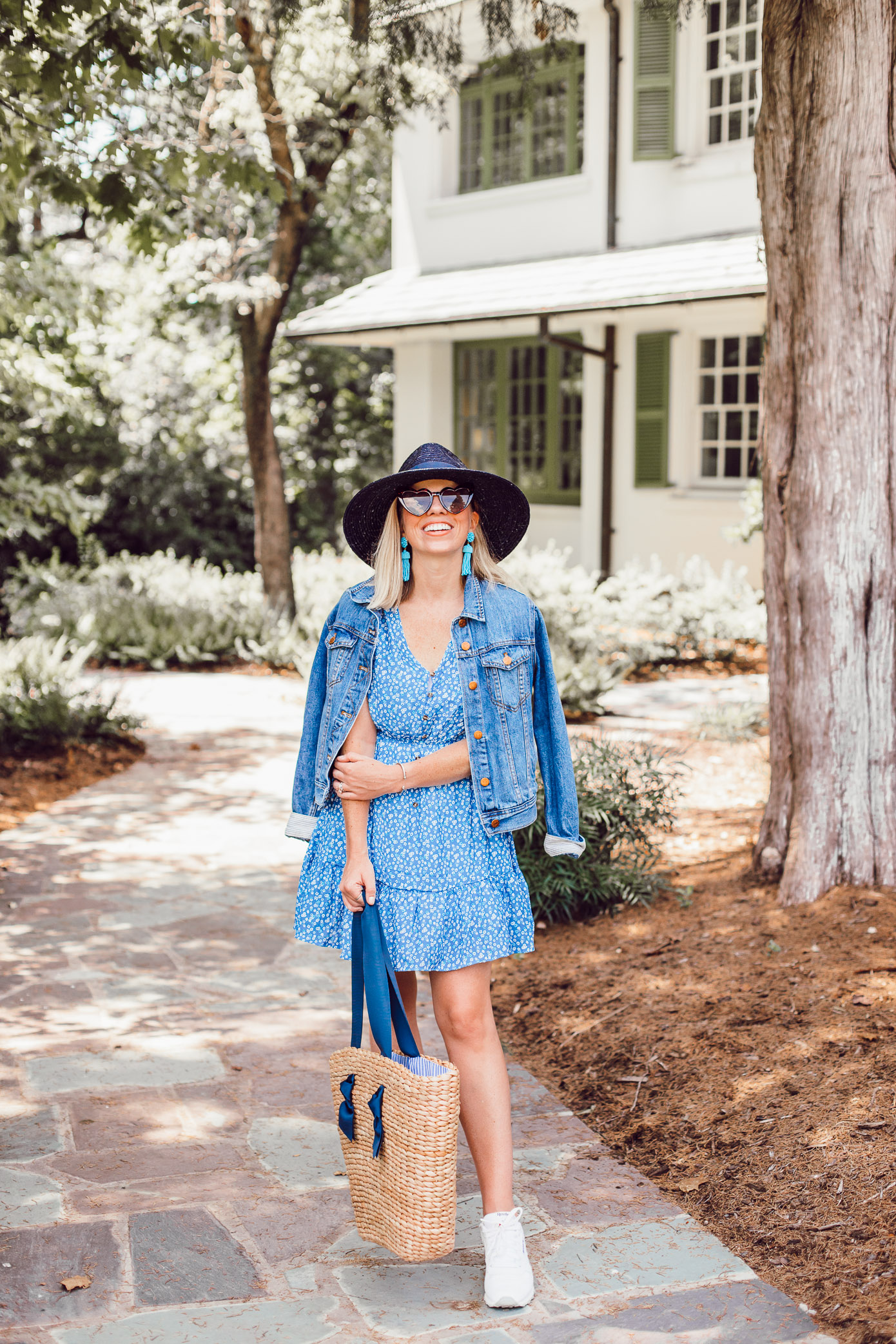 Amazon Fashion Find | Blue Swing Dress under $25, Easy Summer Dresses | Louella Reese