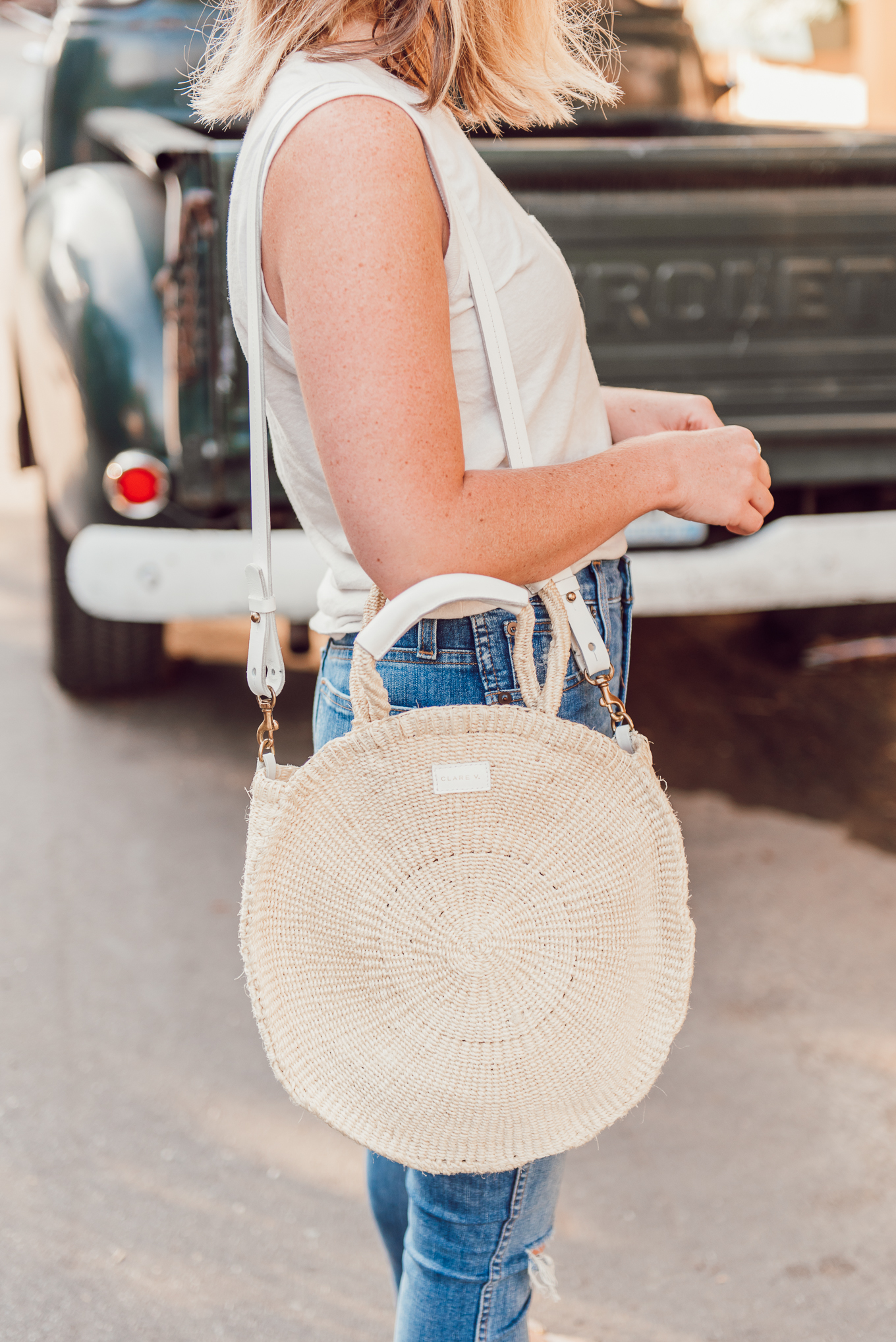 Clare V. Alice Tote, Woven Totes, Straw Bags | Louella Reese