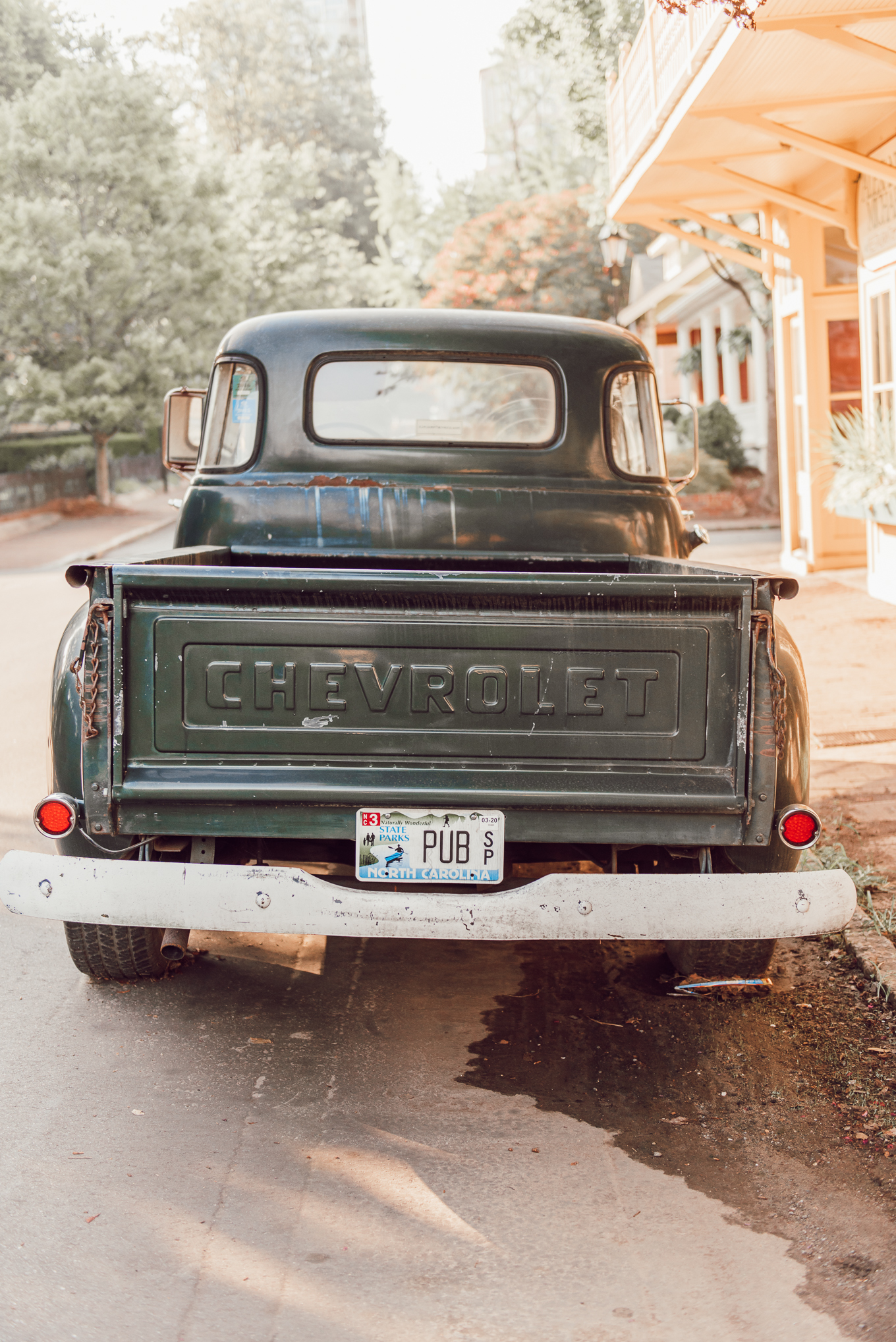 Old Green Chevy Truck