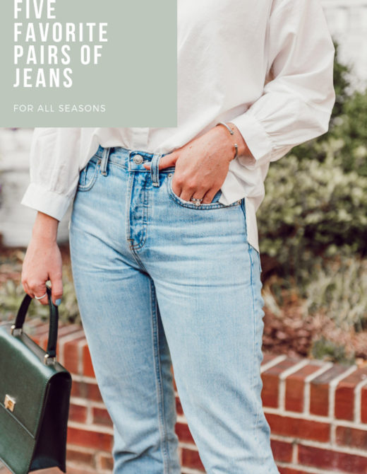 Five Favorite Pairs of Jeans | The Best Denim for All Seasons | Louella Reese