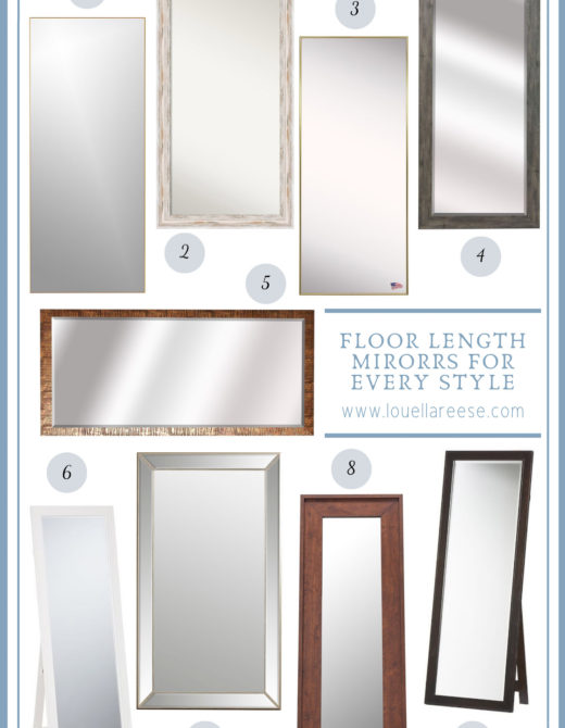 Floor Length Mirrors for Every Style | Louella Reese