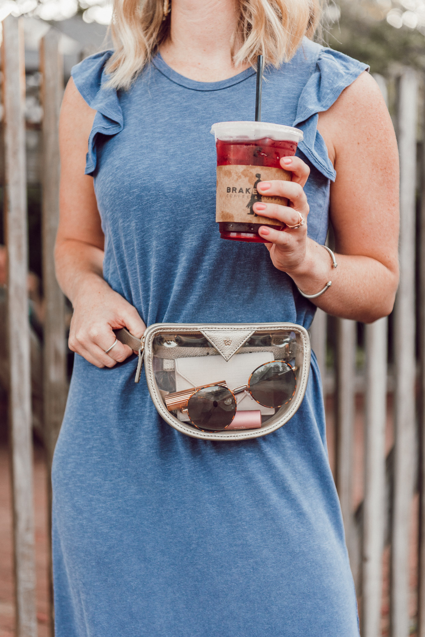 Clear Belt Bag, Clear Waist Bags | Stylish Game Day Bags | Louella Reese