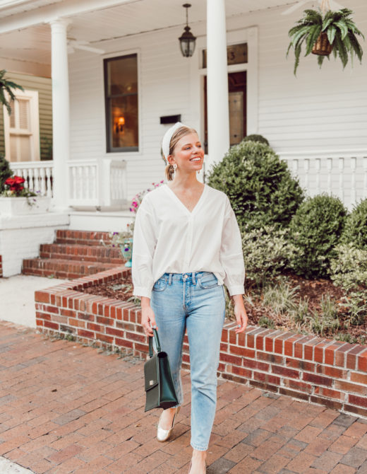 5 White Tops and Sweaters for Fall | How to Wear White into Fall | Louella Reese