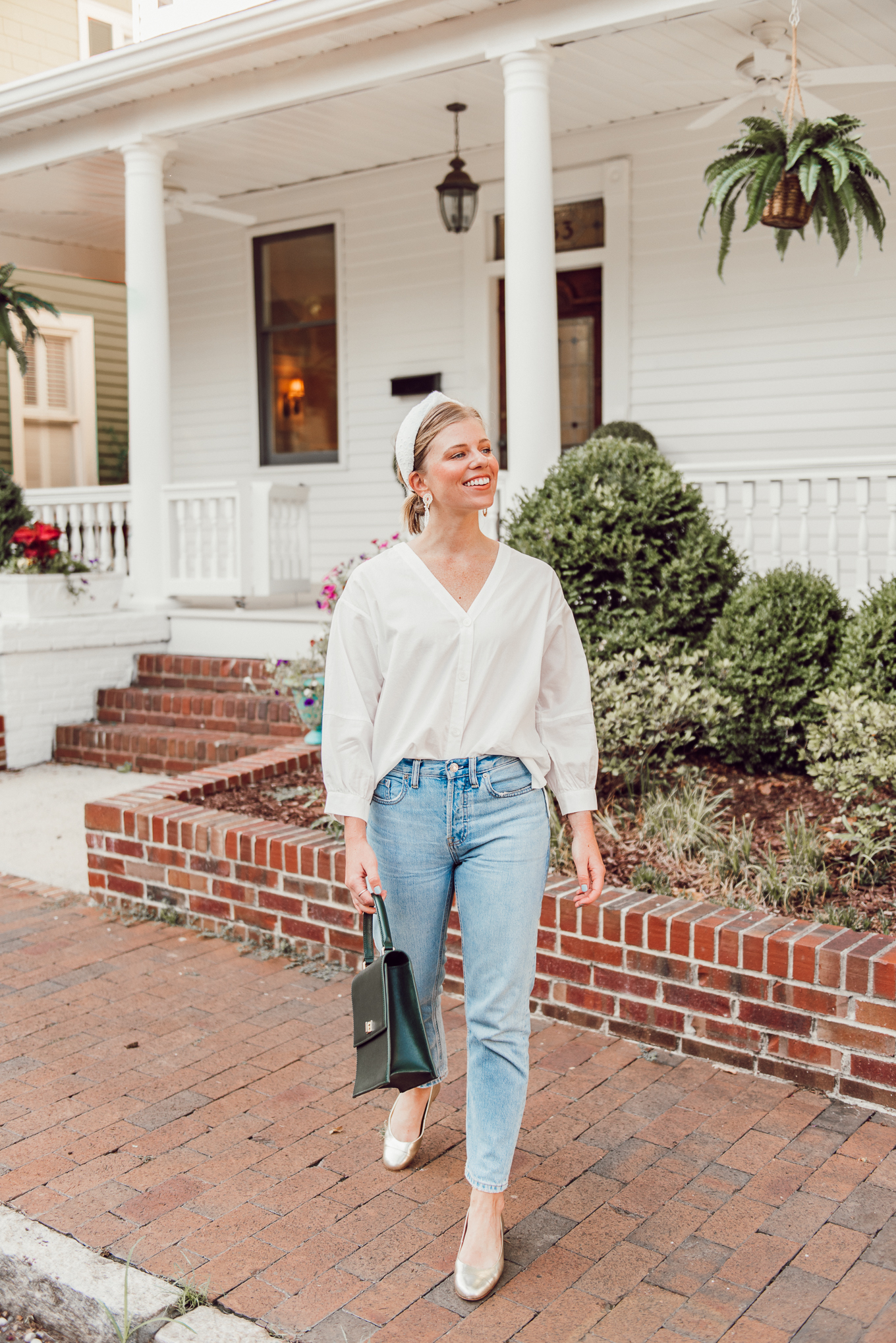 5 White Tops and Sweaters for Fall | How to Wear White into Fall | Louella Reese