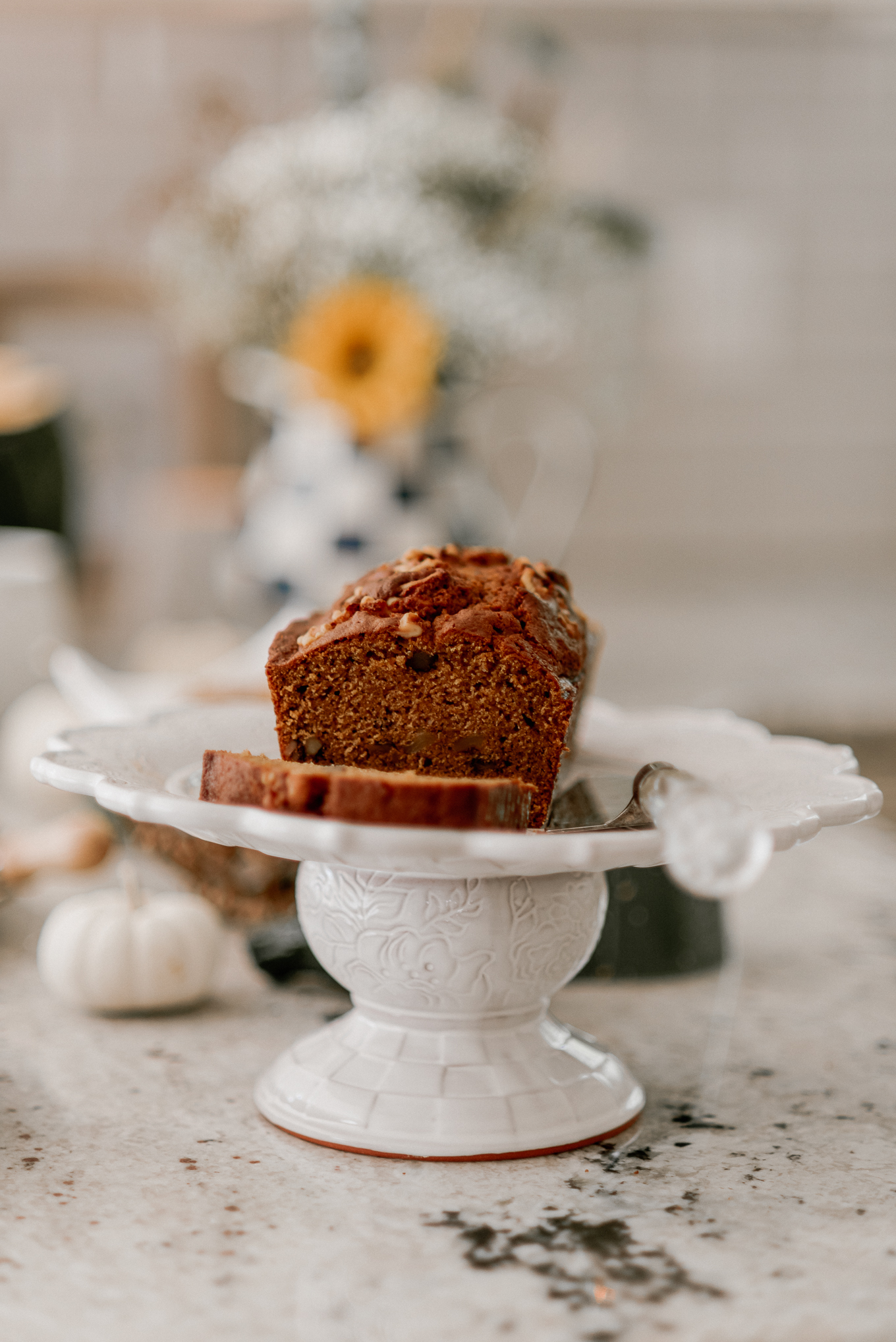 MacKenzie Childs Sweetbriar Cake Stand | Fall Entertaining | Louella Reese