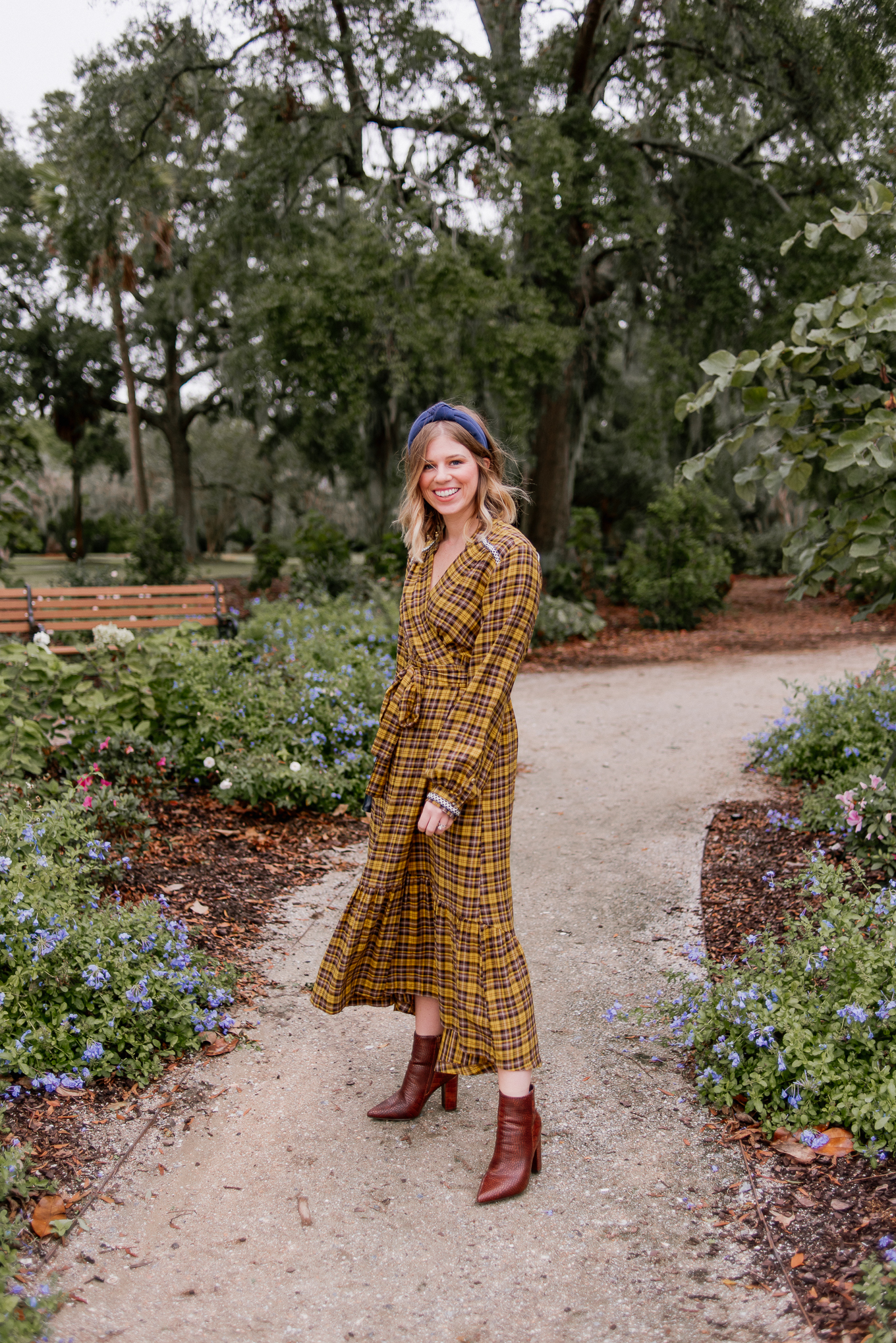 Cute Fall Maxi Dress for All Occasions | Yellow Plaid Maxi Dress | Louella Reese