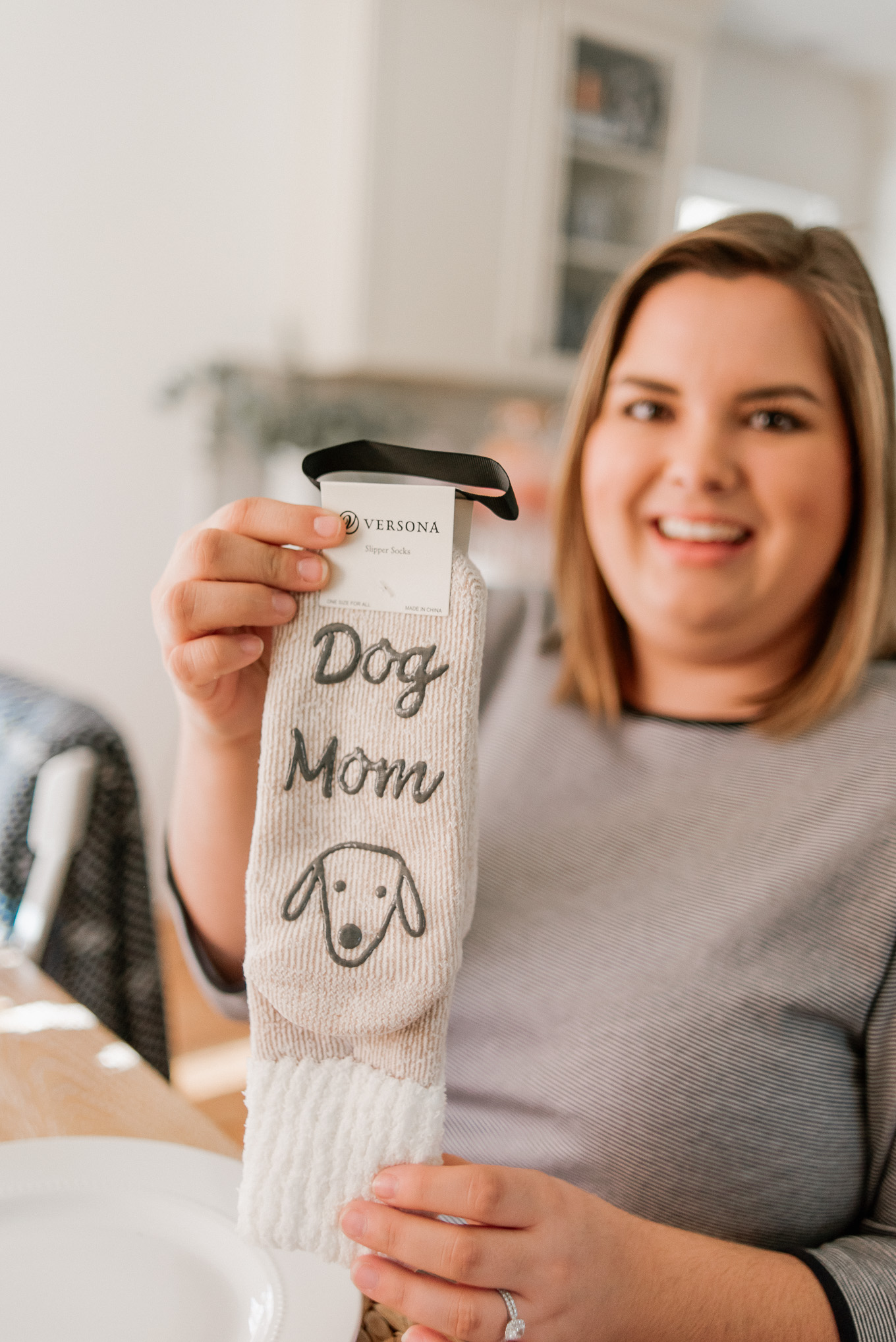Dog Mom Socks, Dog Mom Slipper Socks | Louella Reese