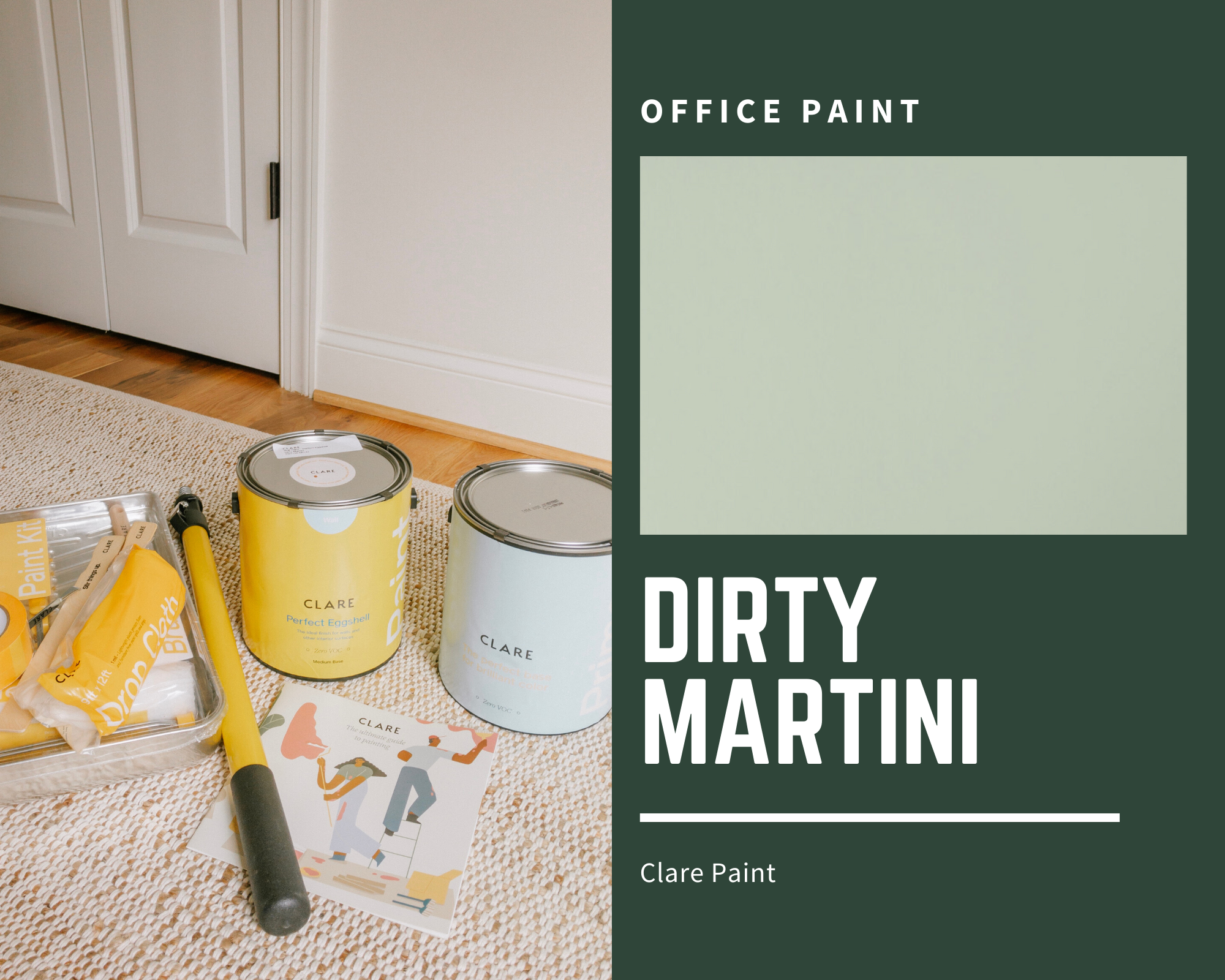 Green Paint for Office | Office Paint Color | Louella Reese