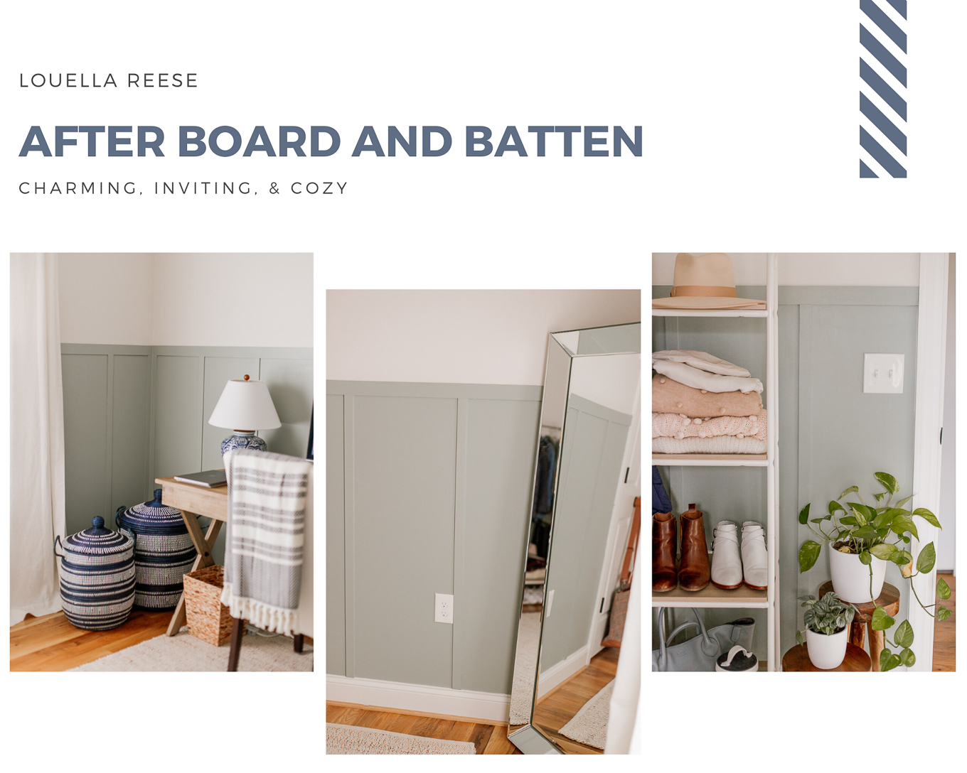 After Board and Batten Office Photos | Louella Reese