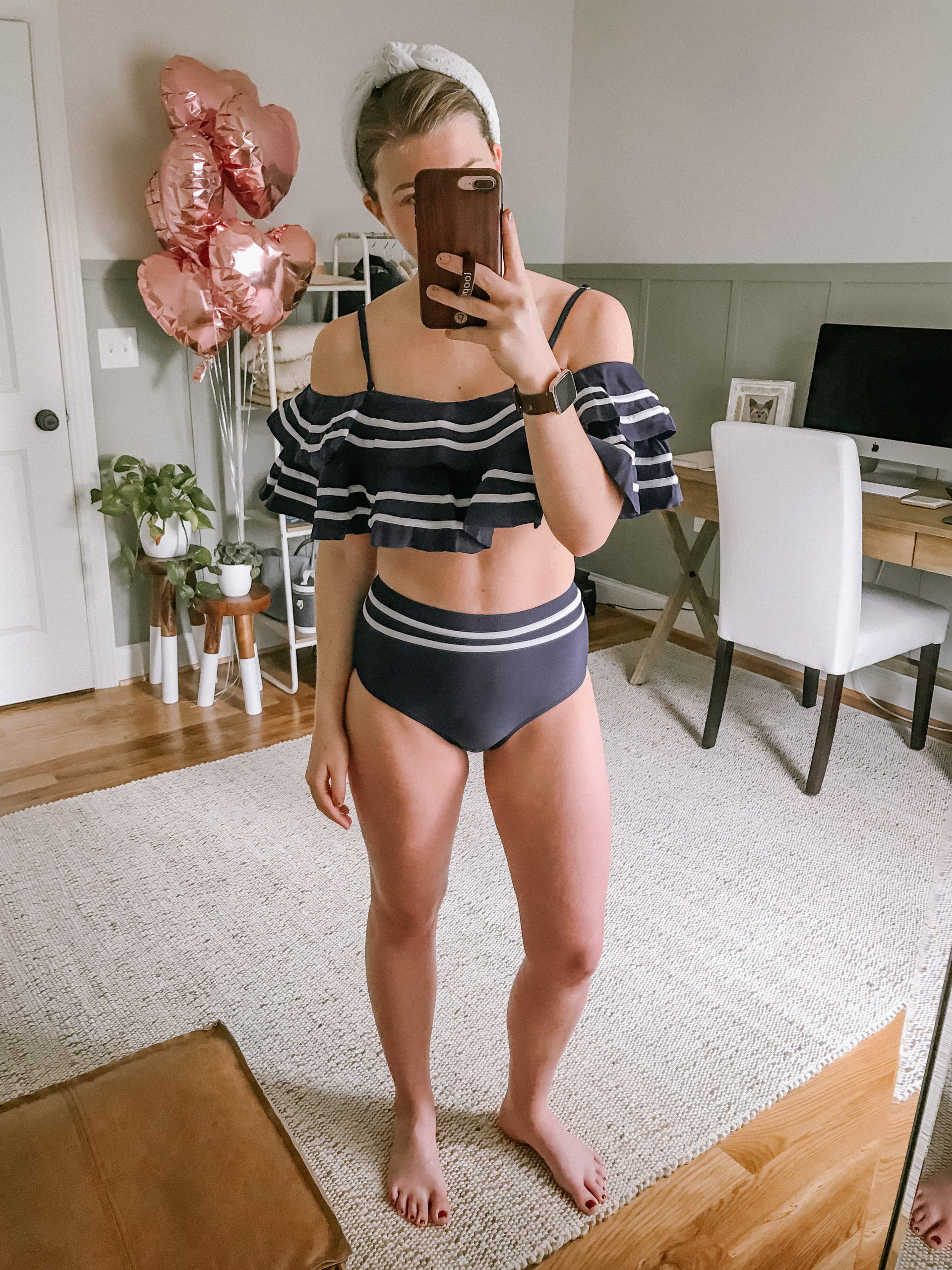 Affordable Swimsuits for Spring Break | High-waisted Bikini | Louella Reese