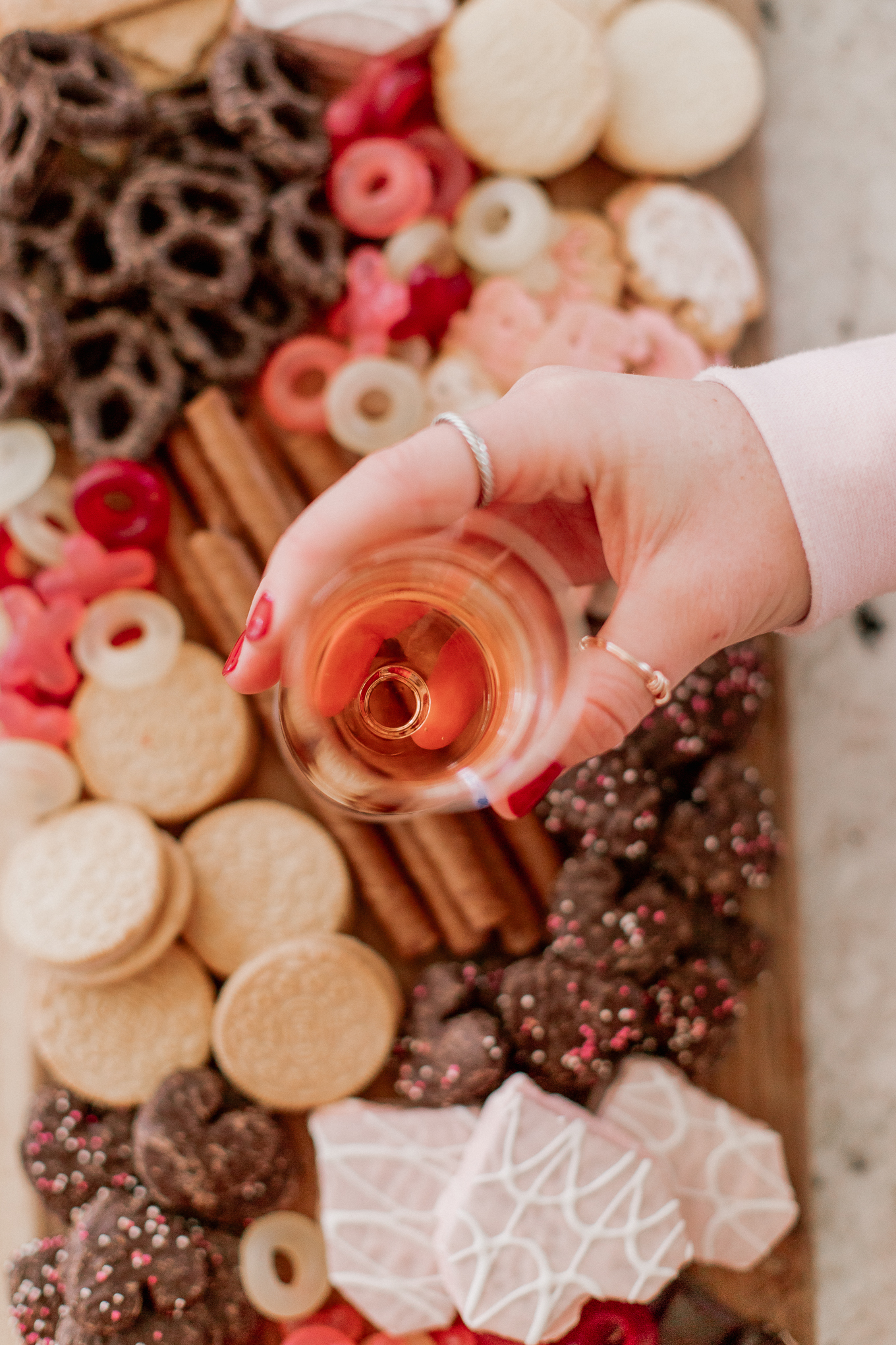 What to Serve at a Galentine's Day Party | Sparkling Rosé for Valentines Day | Louella Reese