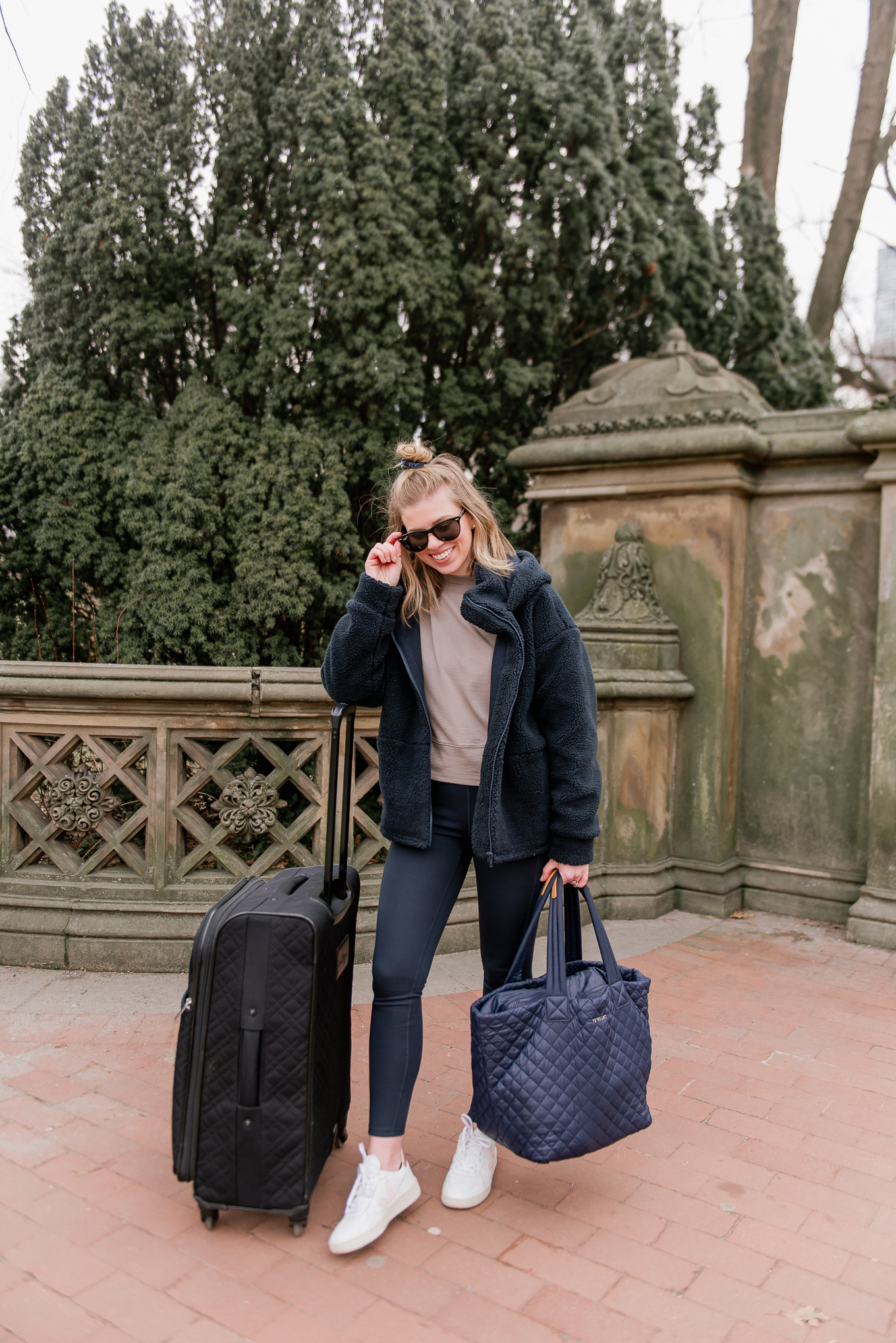 Winter Travel Style, Comfy Travel Style - NYFW 2020, NYFW Packing Tips and Recommendations featured by popular NC fashion blogger Laura Leigh of Louella Reese