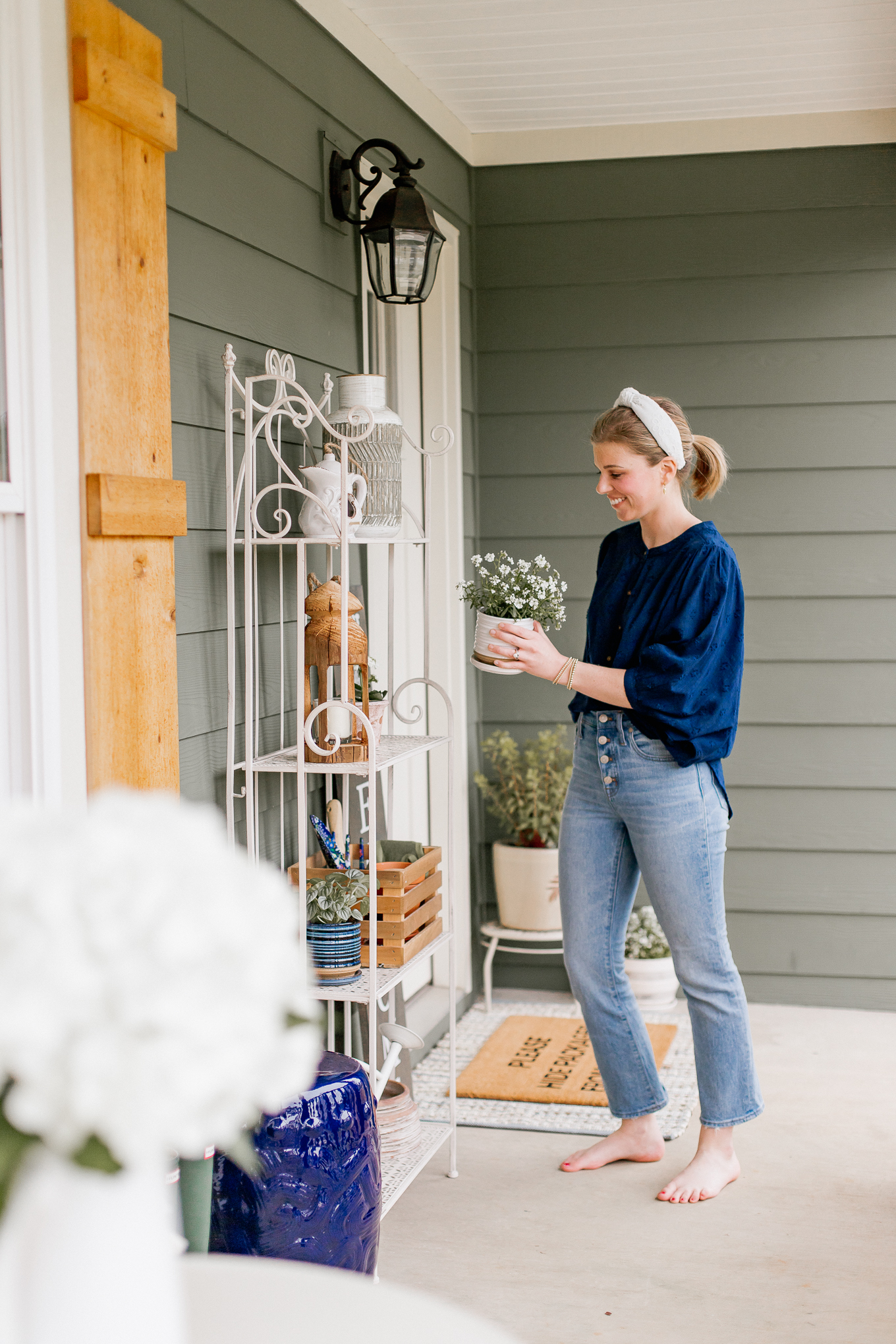 Front Porch Decor | How to Refresh Your Front Porch for Spring | Louella Reese