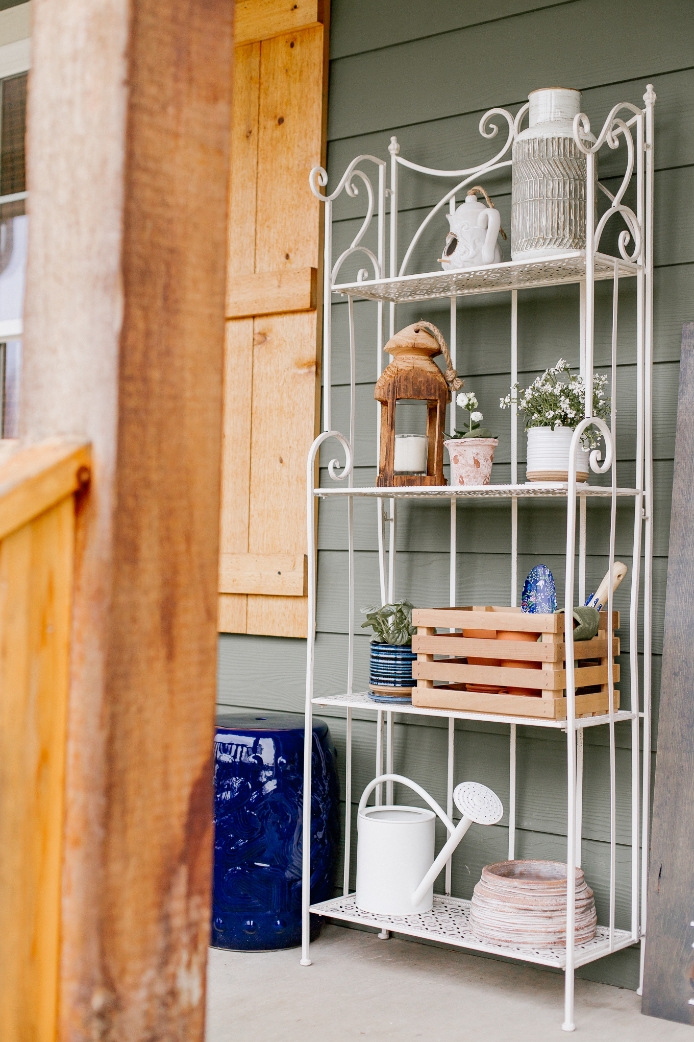 Potting Shelf, Outdoor Shelf, Garden Shelf | Outdoor Space Decor | Louella Reese
