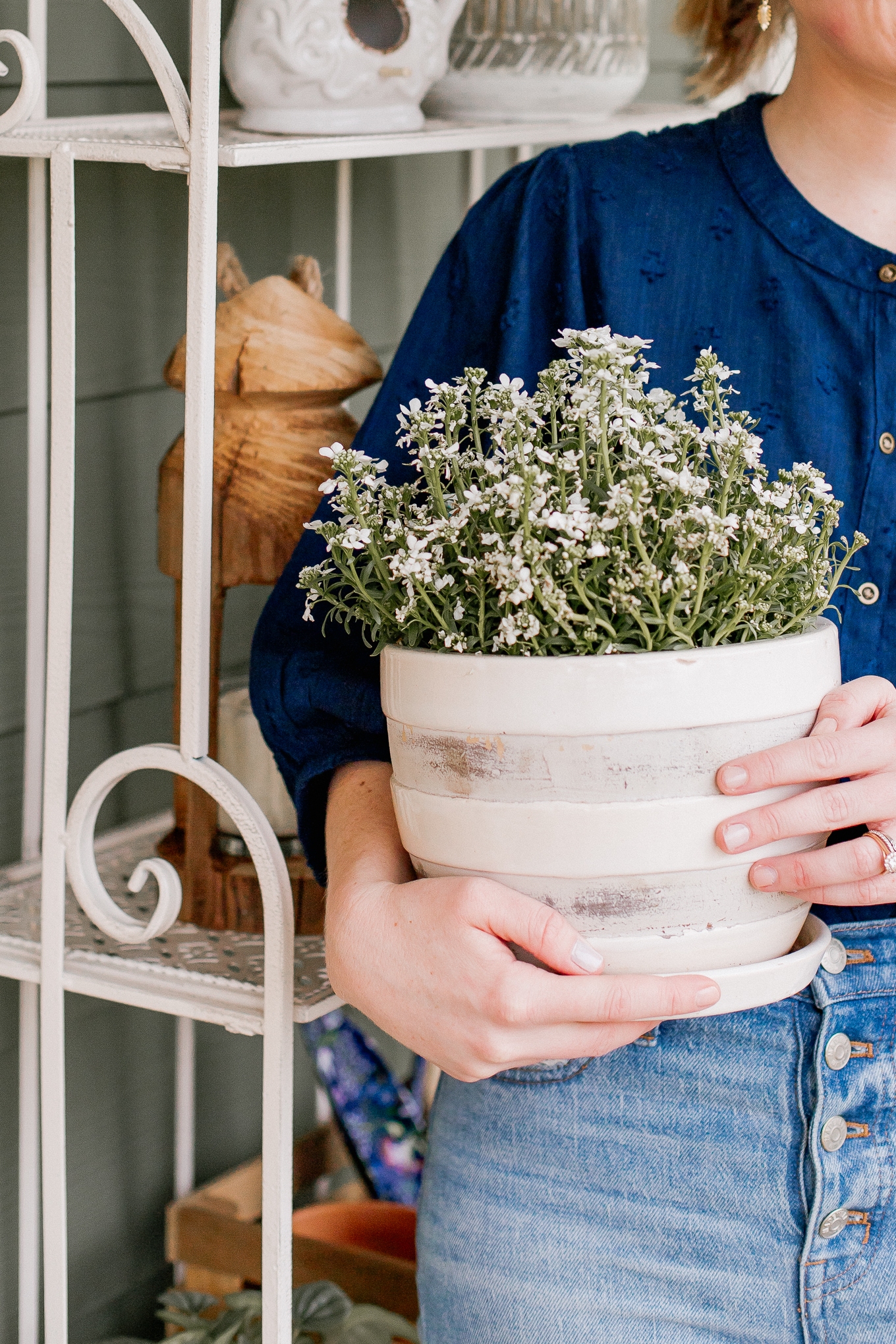 Cute Planters for Spring | Neutral Front Porch | Louella Reese