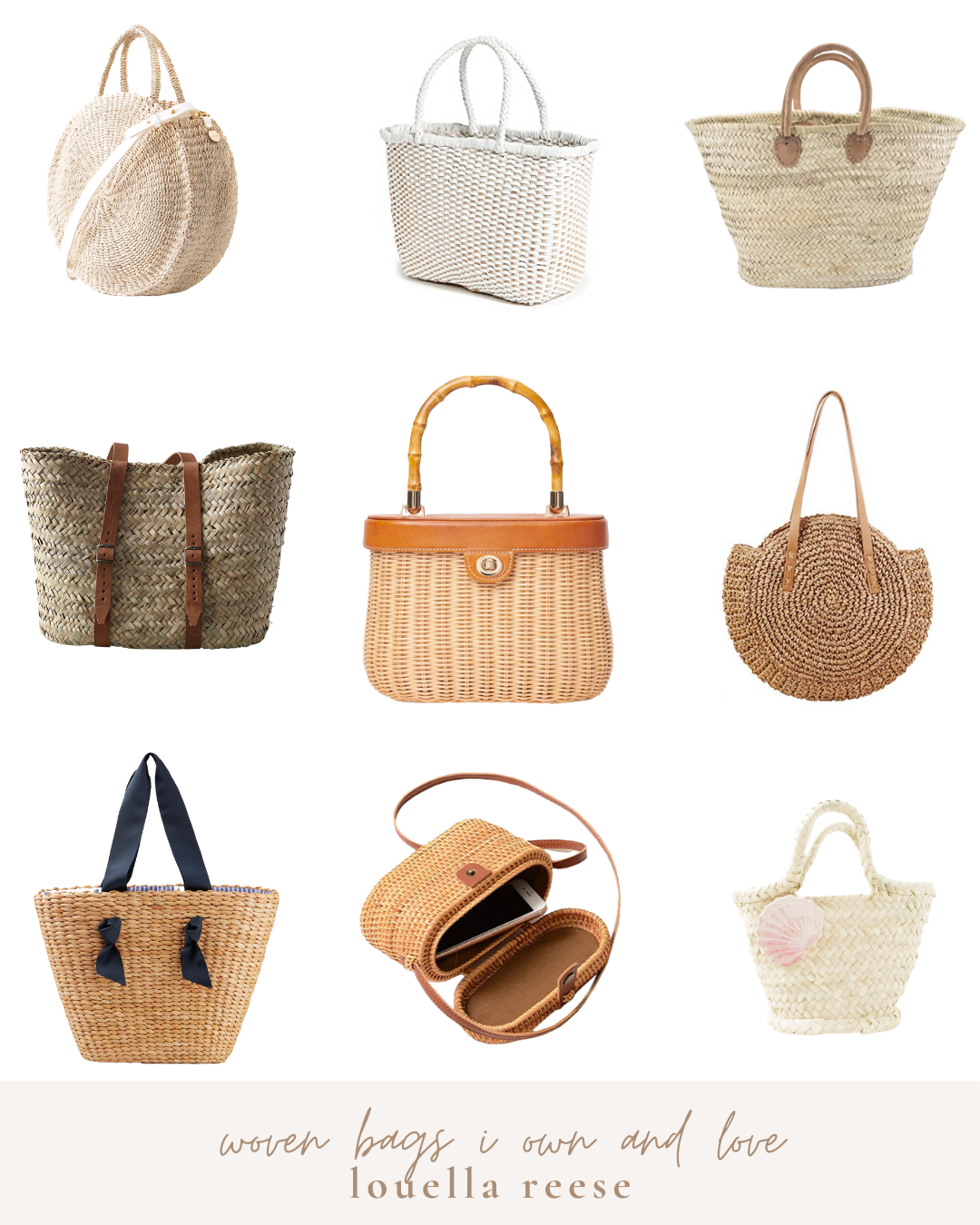Woven Bags For Summer 2020 | Louella Reese