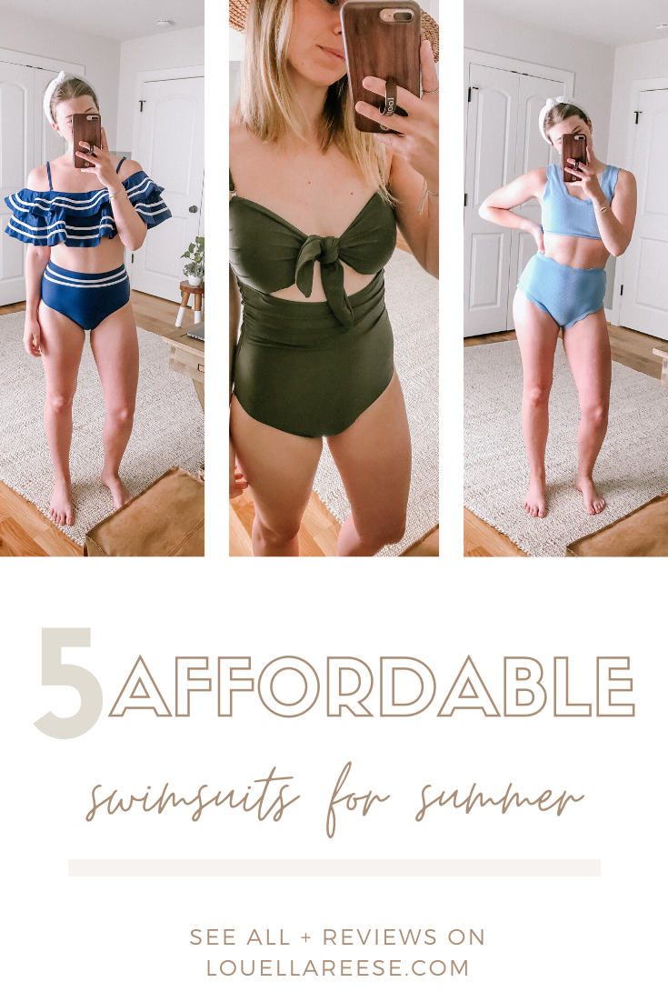 Affordable Swimsuits for Summer - One Piece, High-Waisted, and Bikini | Louella Reese