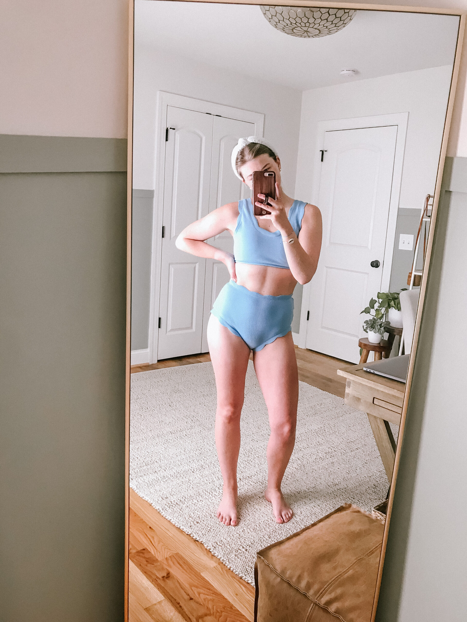 Marysia Swim Dupe | High-waisted Bikini under $30 | Louella Reese