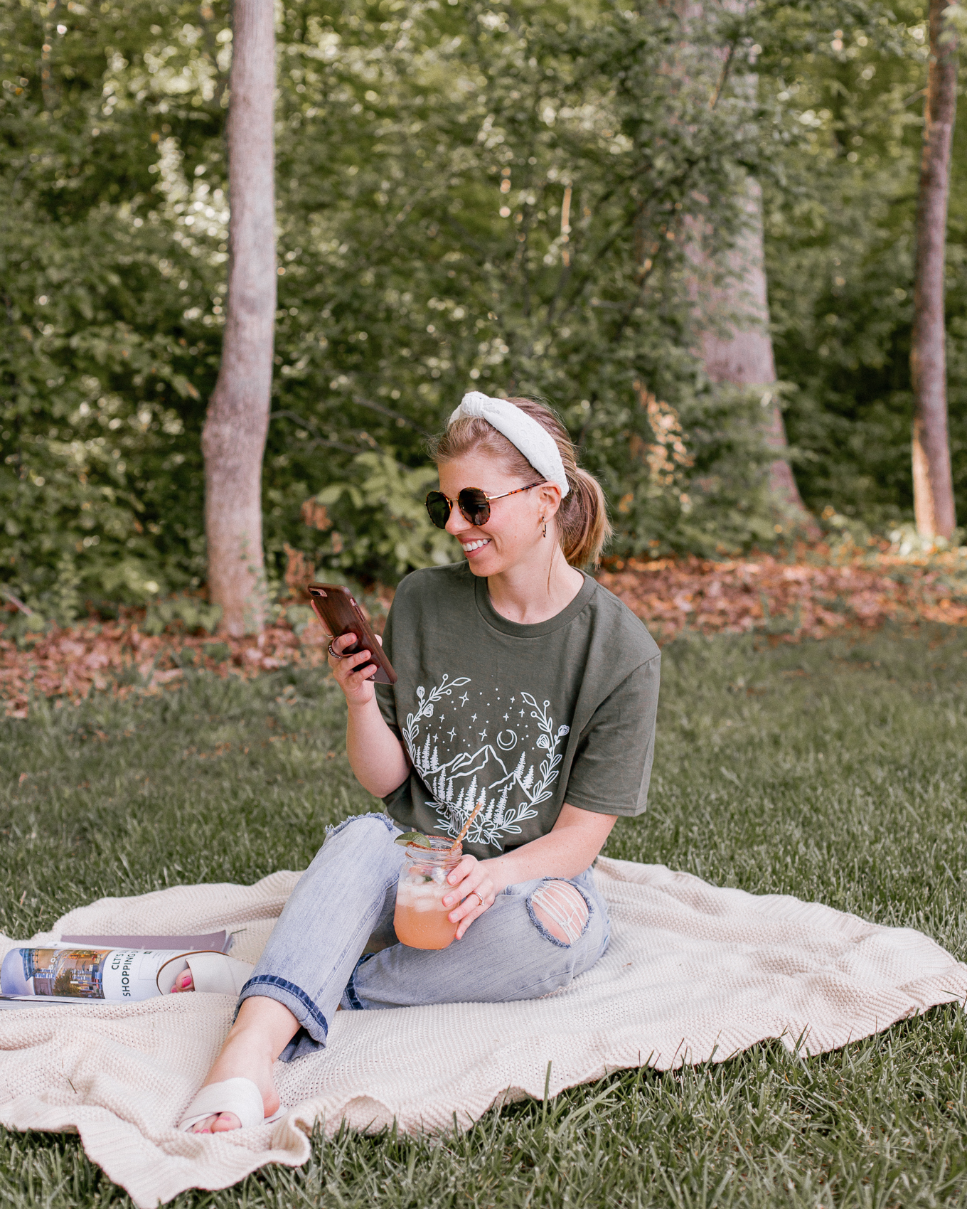 Graphic Tee Style: Five Ways to Style a Graphic Tee for Spring + Summer | Louella Reese