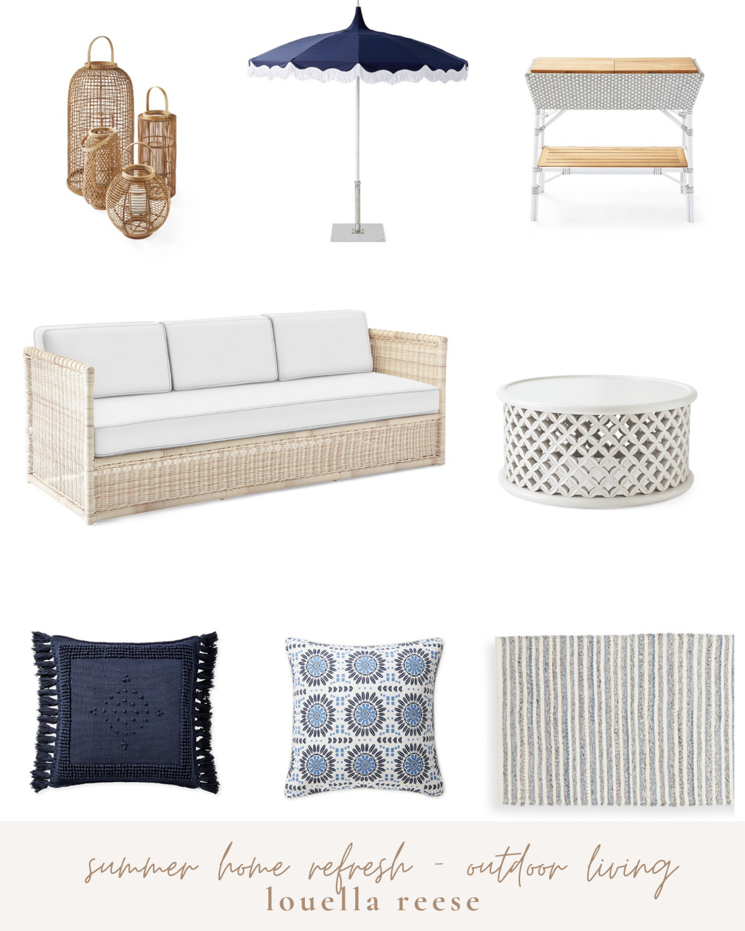 Summer Home Refresh Outdoor Furniture | Memorial Day Weekend Sale | Louella Reese