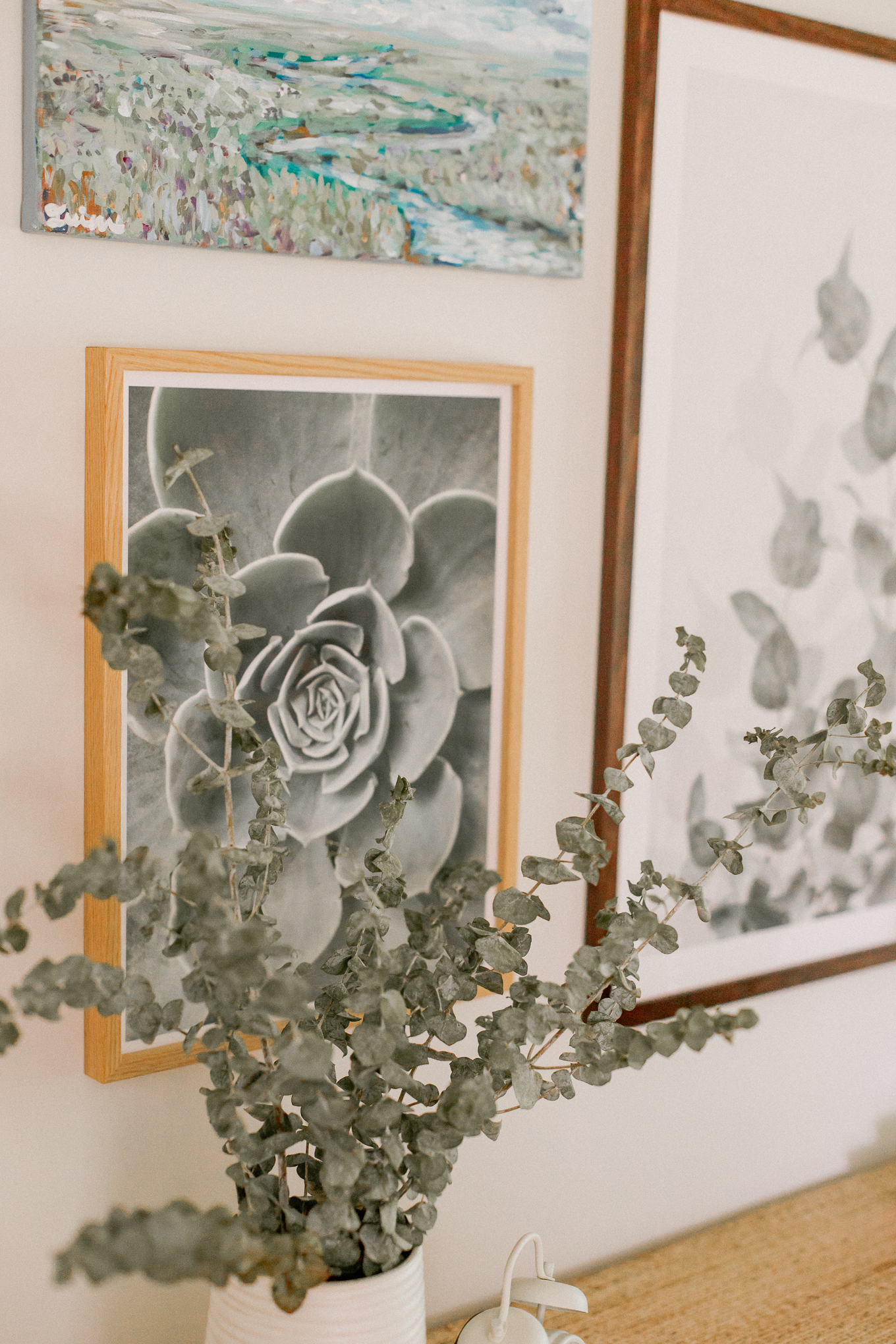 Green Neutral Gallery Wall | Louella Reese