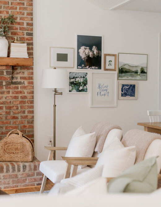 How to Create the Ultimate Gallery Wall & Compliment it with Decor | Louella Reese