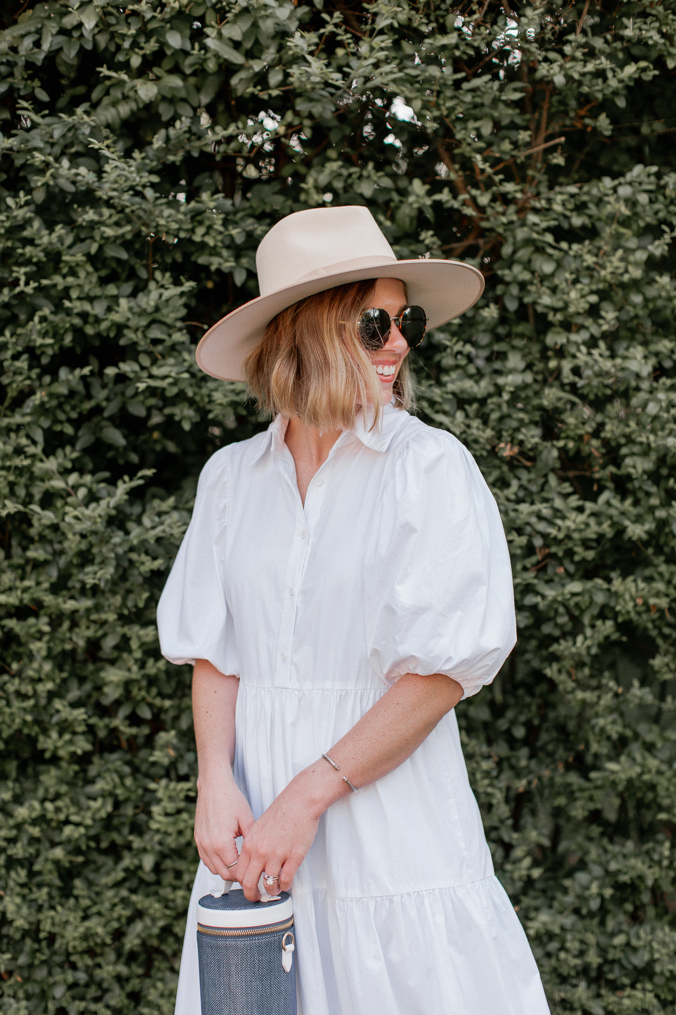 3 Ways to Style a White Shirt Dress | Louella Reese