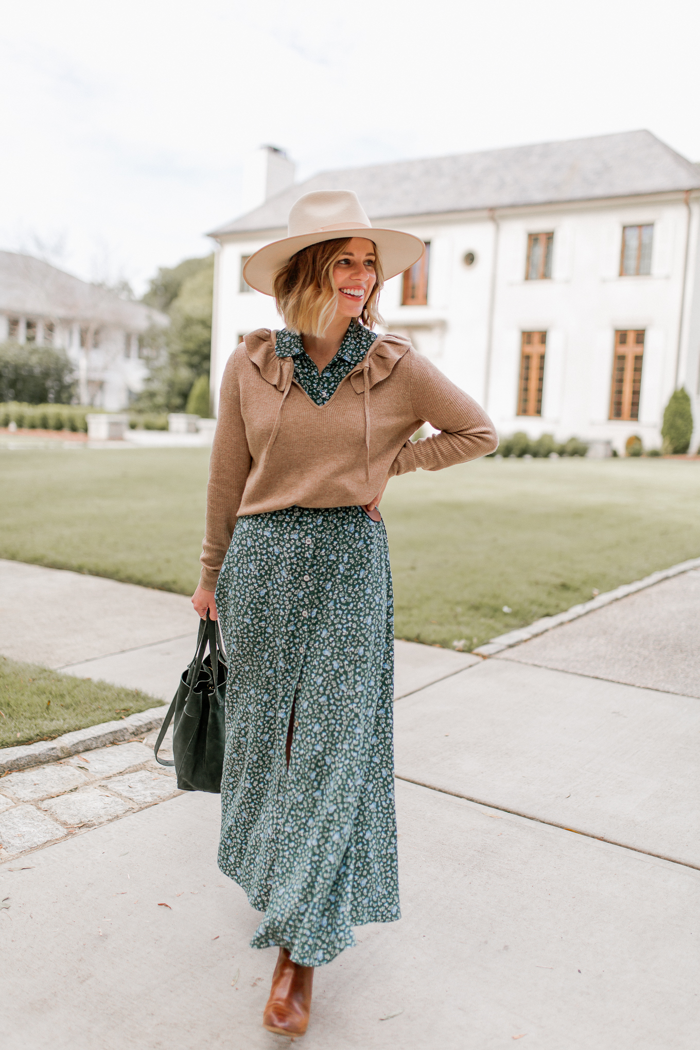 How to Style Maxi Dresses for Fall | Louella Reese