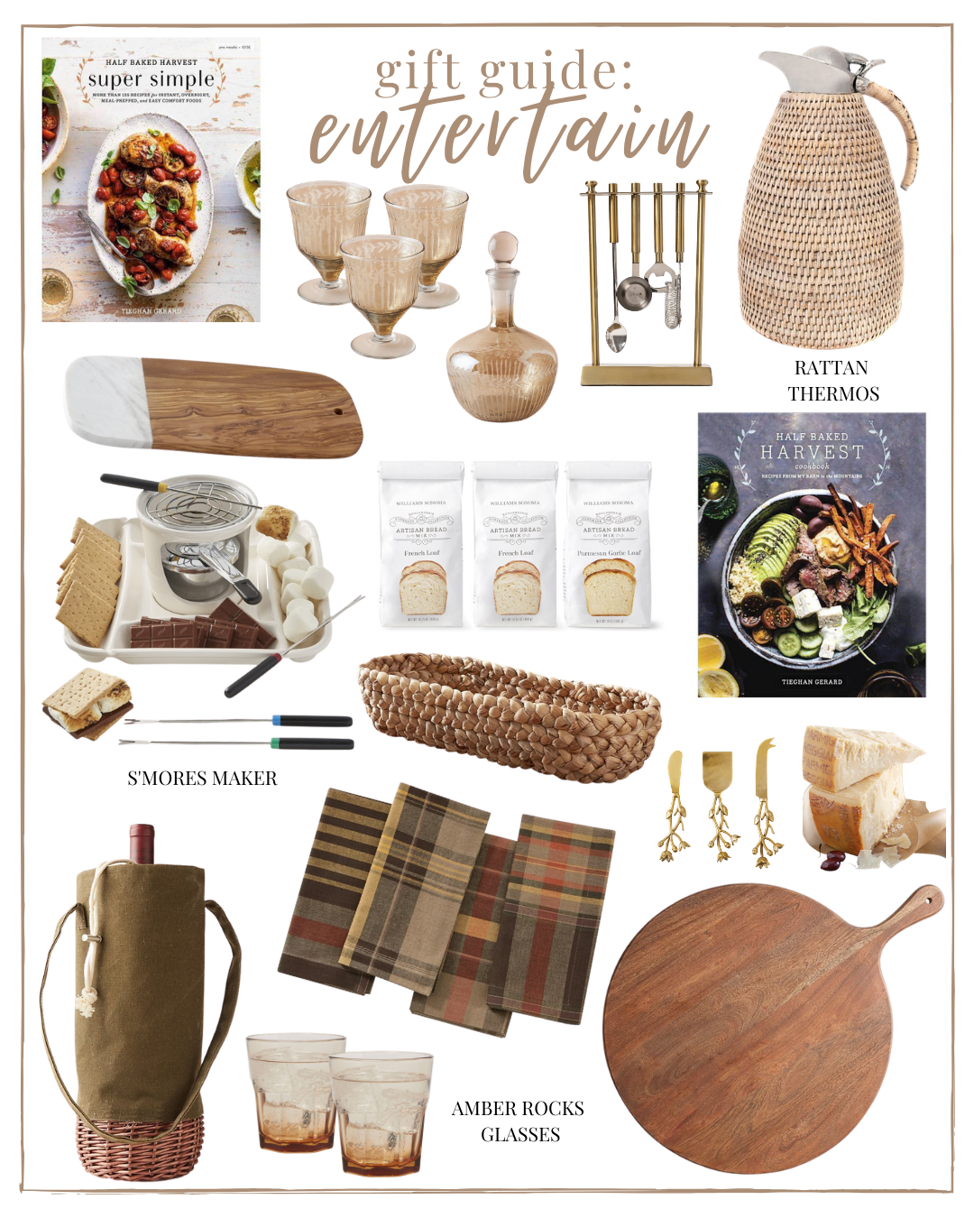 2020 Holiday Gift Guide Entertain: Home & Entertaining Gifts - a gift guide for people that love entertaining | Louella Reese