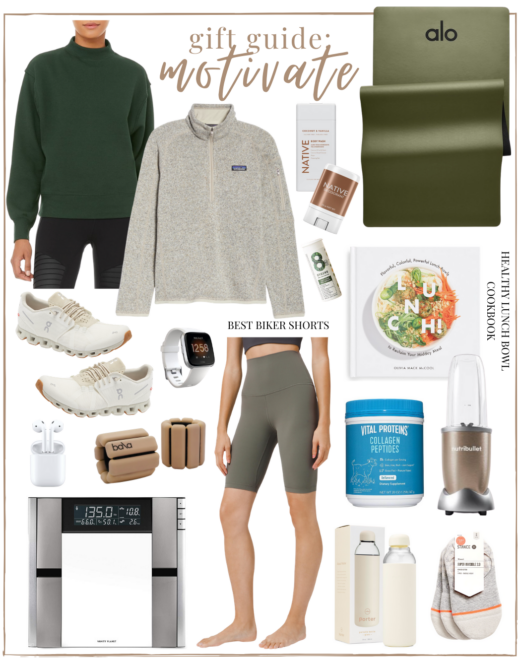 2020 Holiday Gift Guide Motivate - a gift guide for the health & fitness lover | Louella Reese