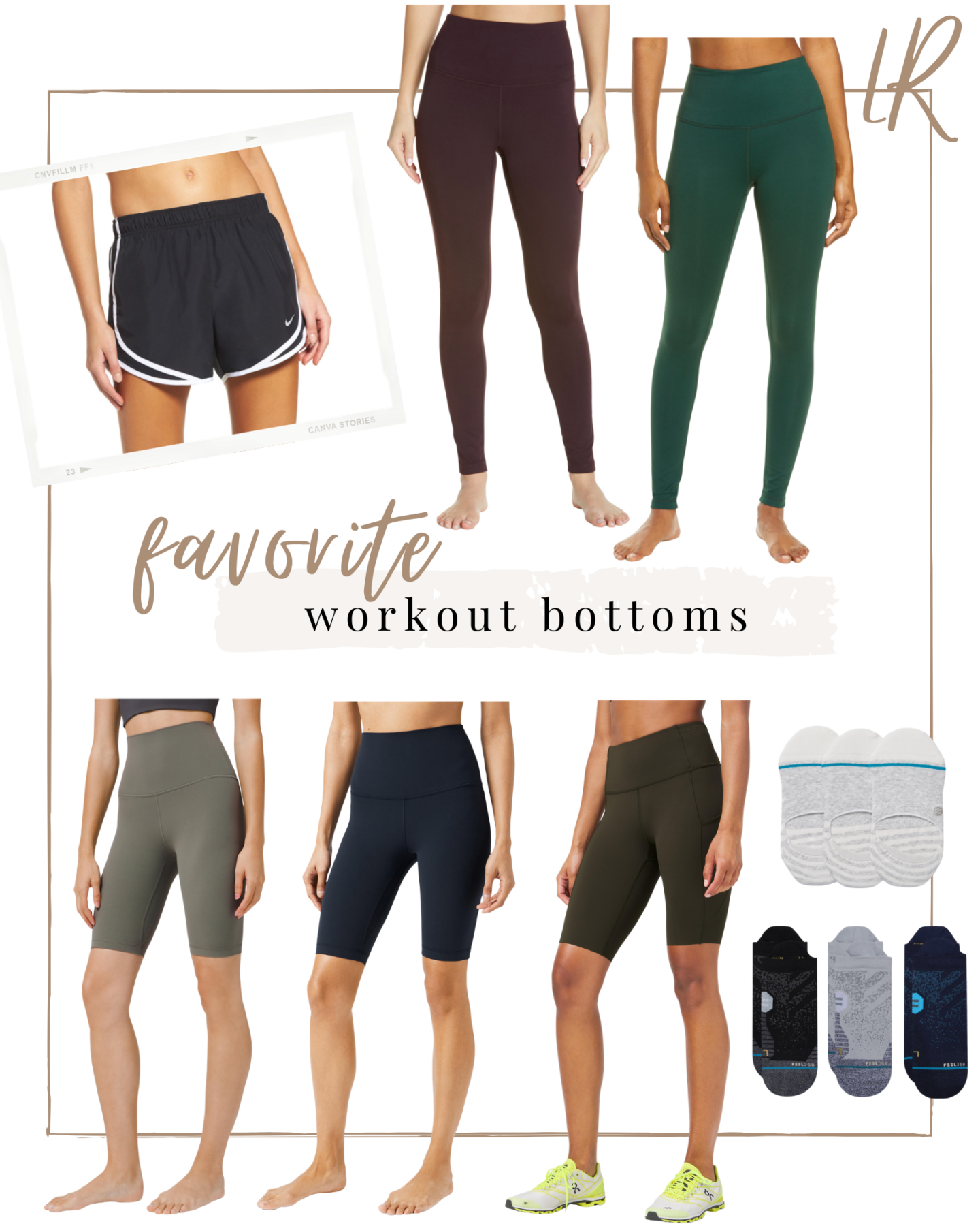 Favorite Workout Leggings, Shorts, and Socks | lifestyle | Louella Reese