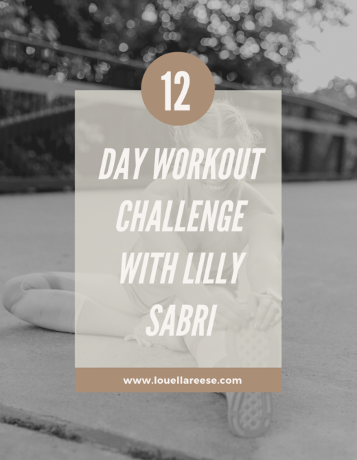 12 Day Workout Challenge | lifestyle | Louella Reese