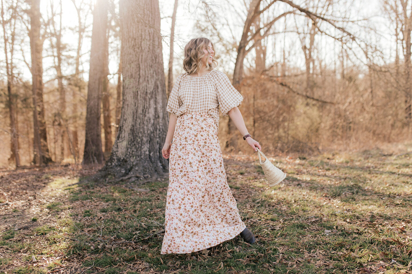 Pattern Mixing Florals and Gingham for Spring | Louella Reese