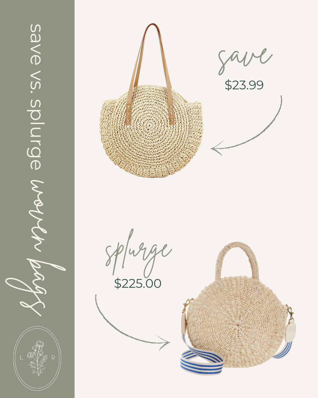 Straw mini reese online tote