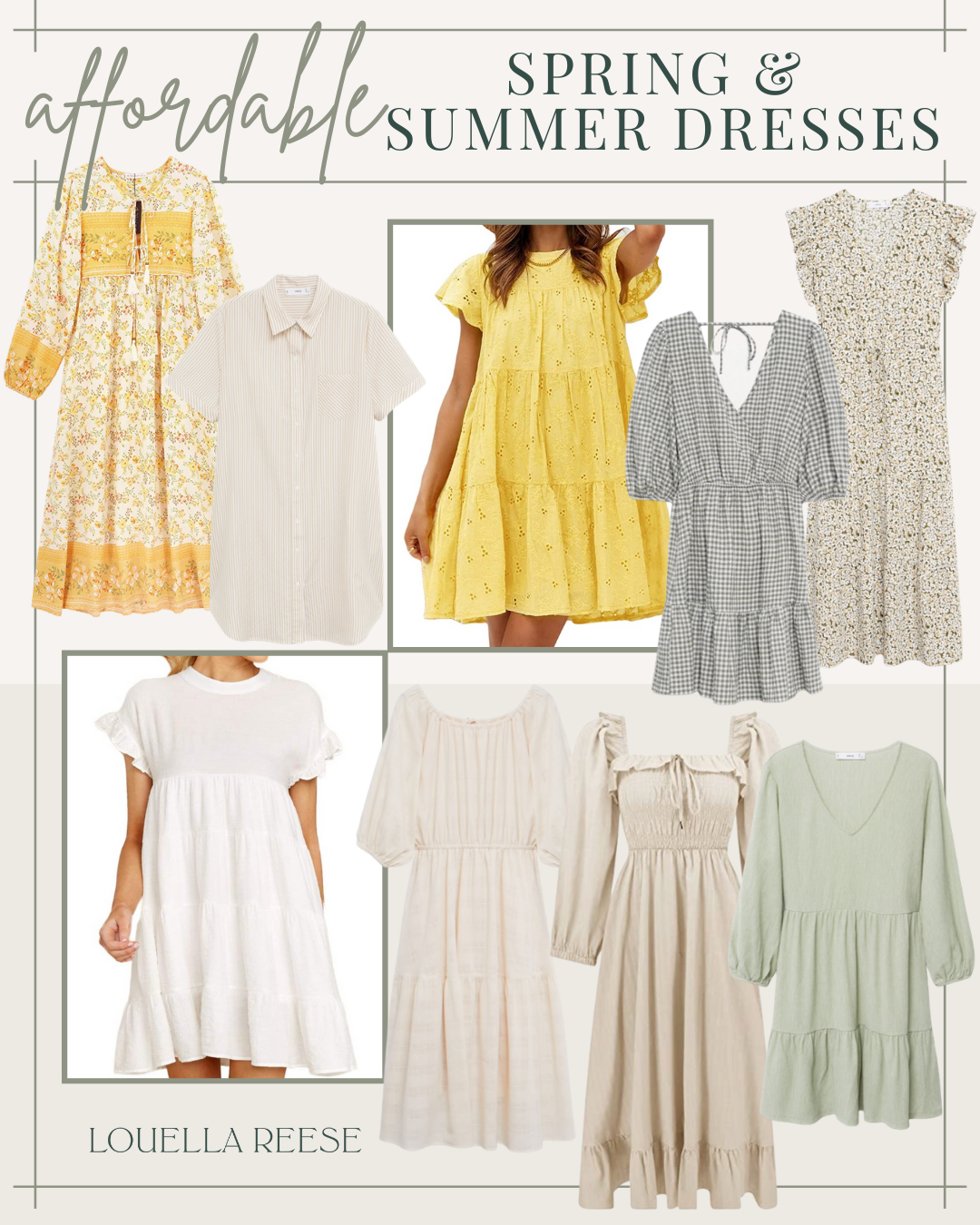 Affordable Dresses for Spring and Summer | Louella Reese