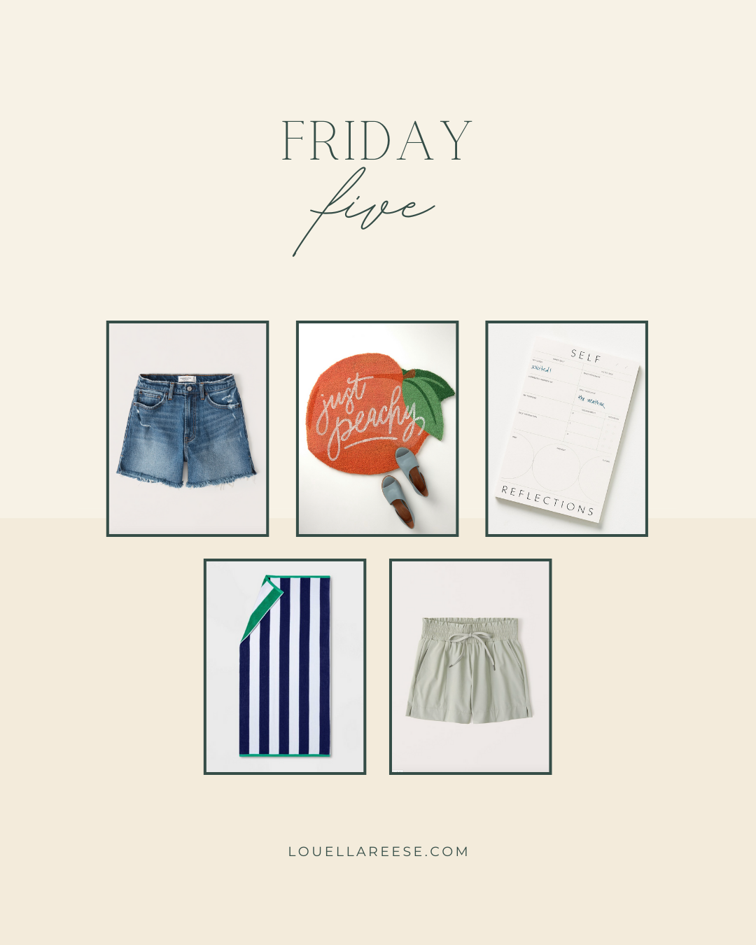 Louella Reese Friday Five, Weekly Top Finds | Louella Reese