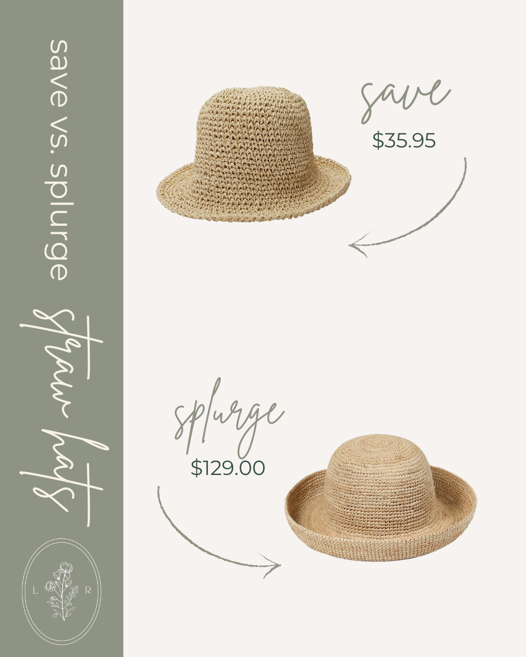 Save vs. Splurge Summer Straw Hats, Straw Bucket Hat | Louella Reese